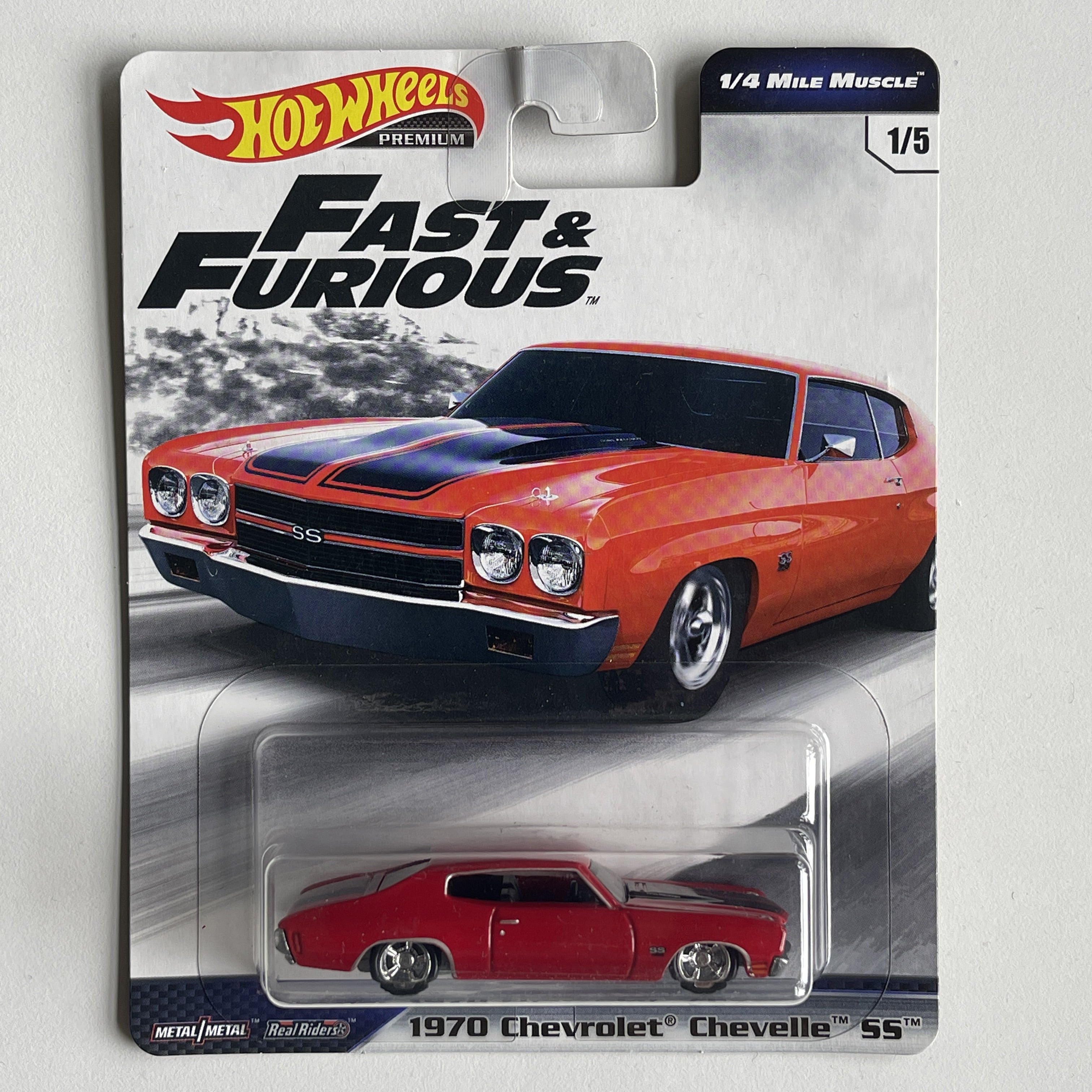 Hot Wheels 2019 Fast Furious 1 4 Mile Muscle 1970 Chevrolet Chevel Hobby Cars