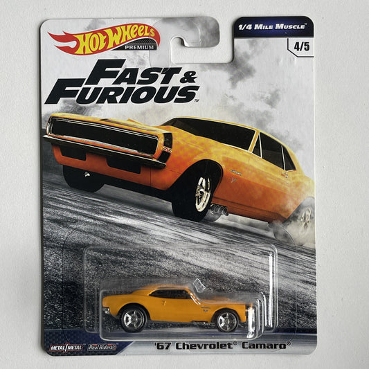 Hot Wheels [2019 Fast & Furious] 1/4 Mile Muscle '67 Chevrolet Camaro (Damaged)