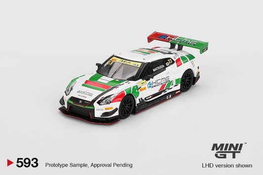 [PREORDER] MiniGT #593 Nissan GT-R Nismo GT3 #23 KCMG 2018 FIA GT World Cup Macau