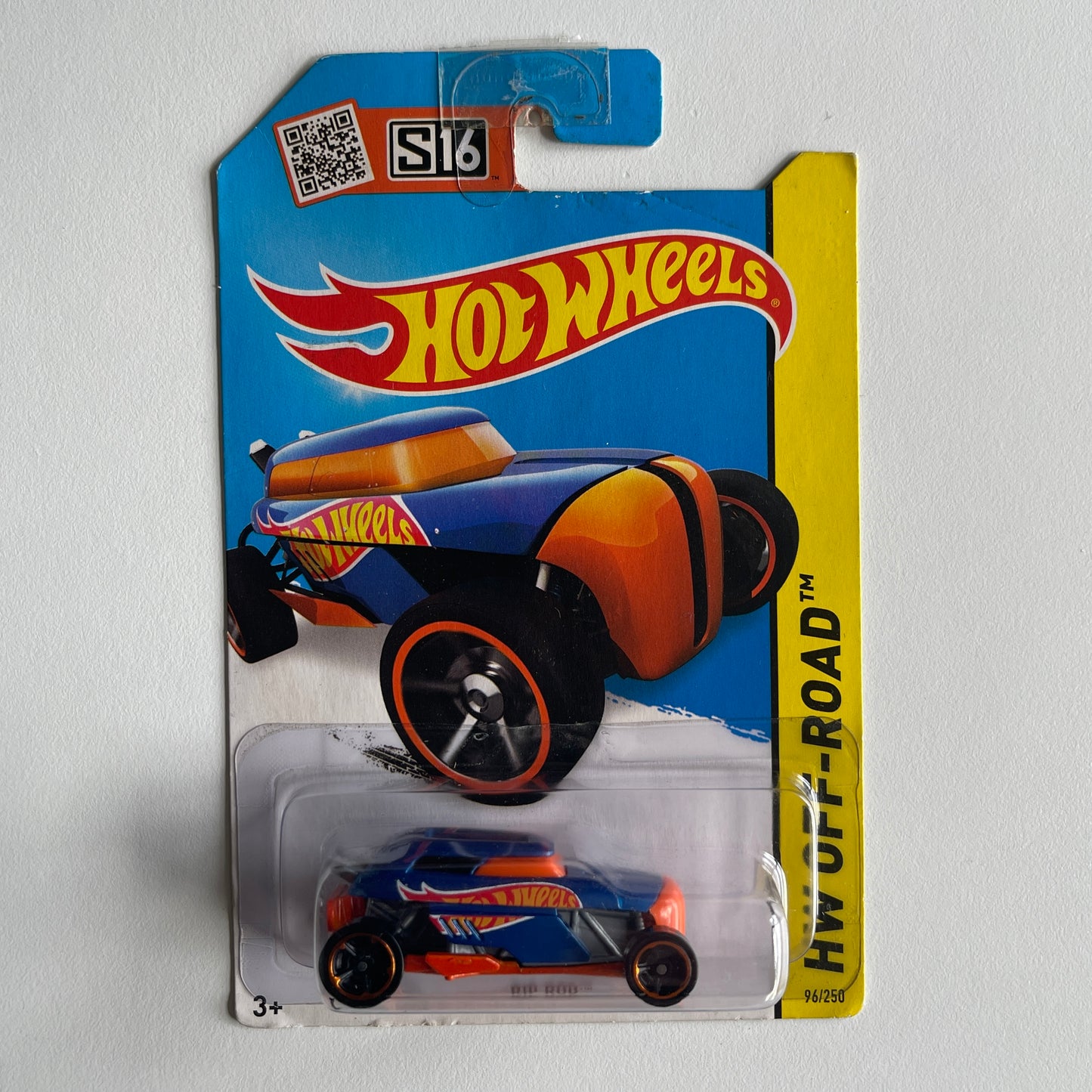 Hot Wheels Rip Rod (Blue) Long Card (Damaged) HW Off-Road 96/250