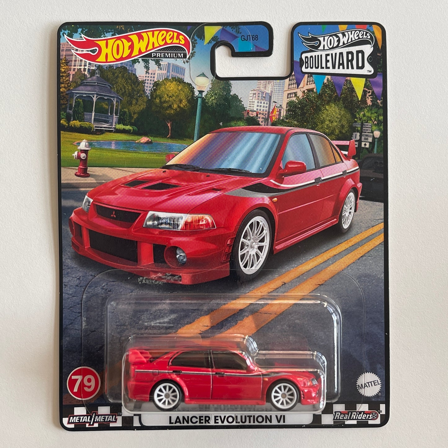 Hot Wheels Boulevard #79 Mitsubishi Lancer Evolution VI (Damaged)