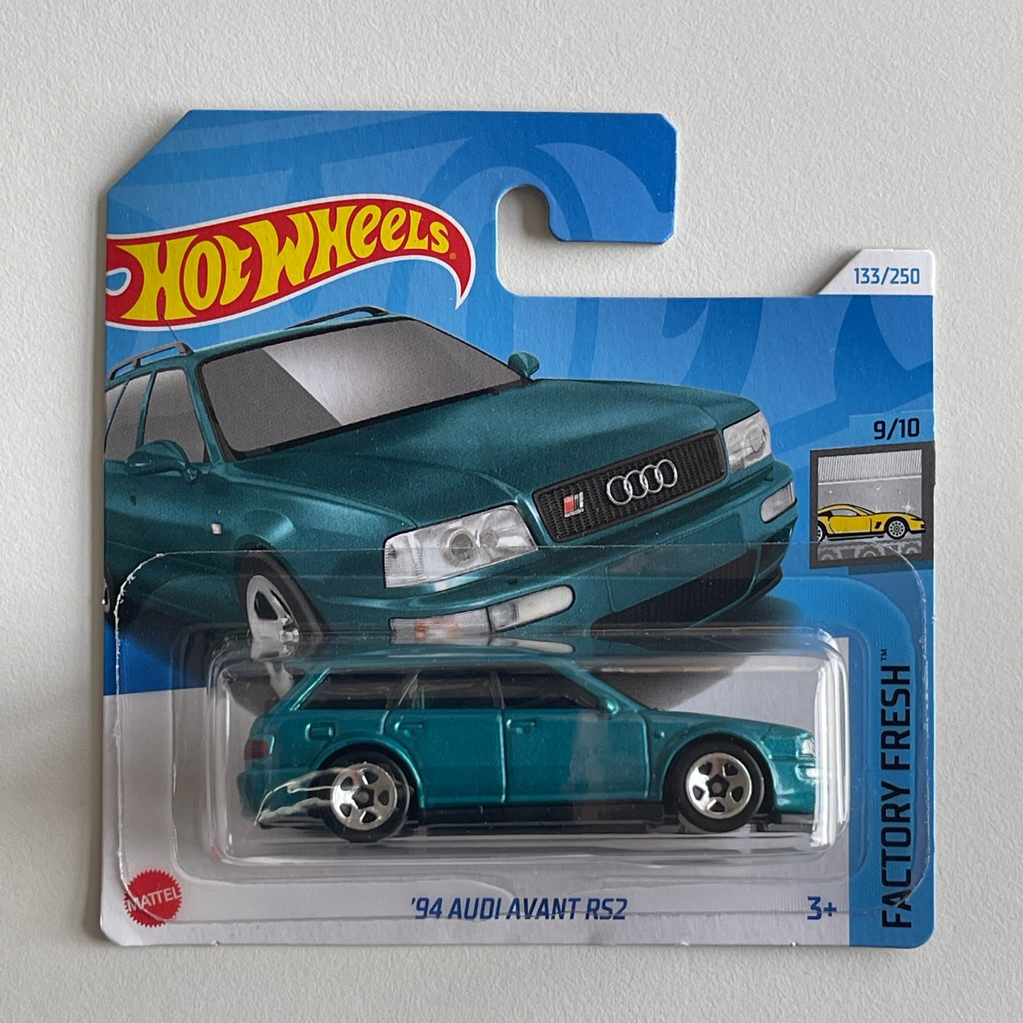 Hot Wheels '94 Audi Avant RS2 (Turquoise) Short Card Factory Fresh 133/250