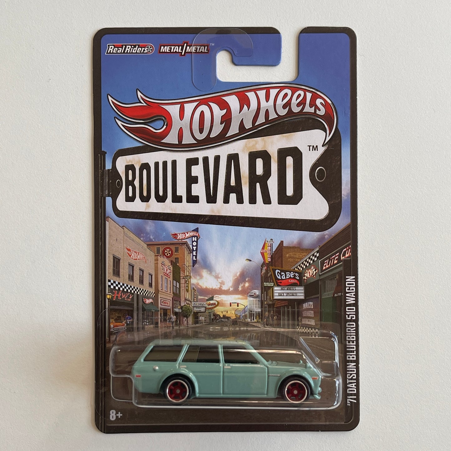 Hot Wheels Boulevard '71 Datsun Bluebird 510 Wagon (Damaged)