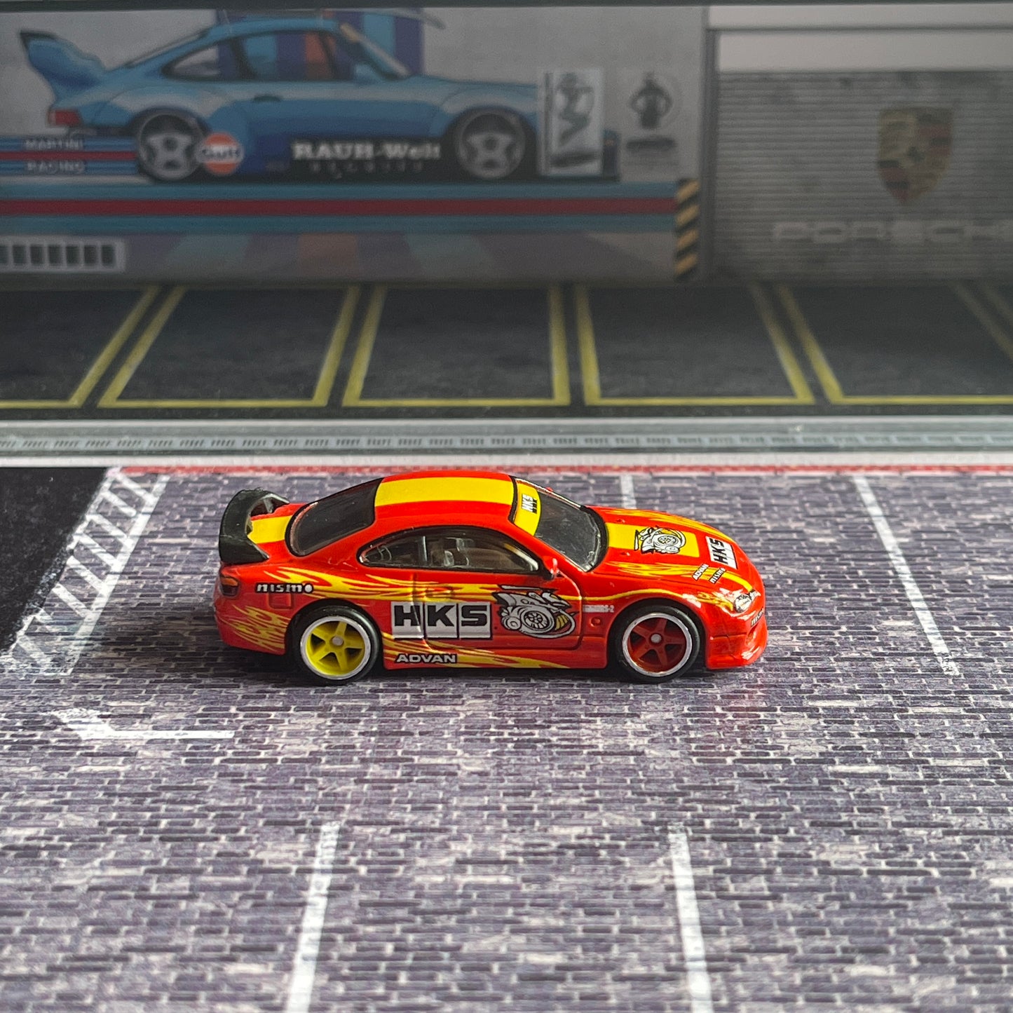 Hot Wheels Loose HKS Nissan Silvia S15 (Team Transport #40)