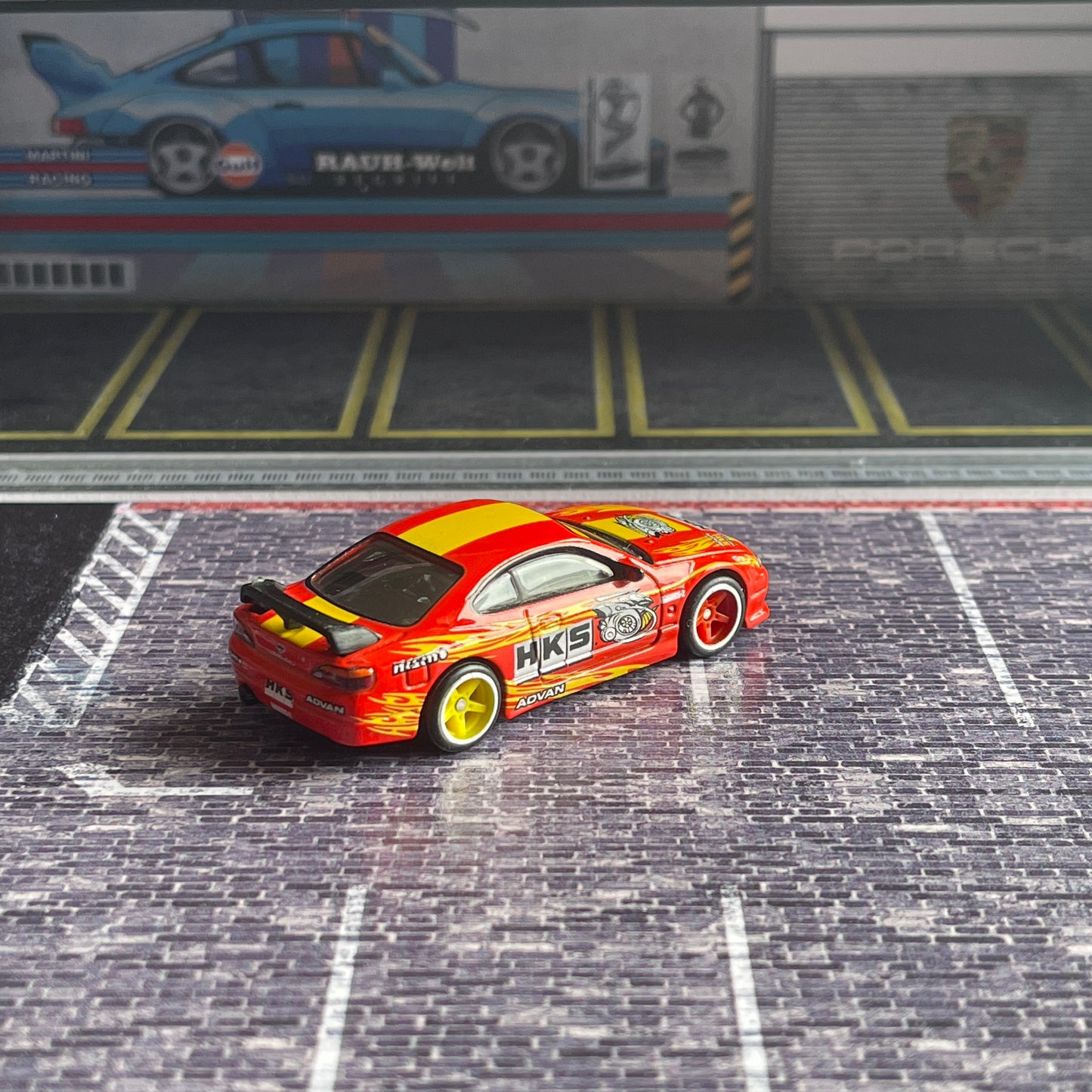 Hot Wheels Loose HKS Nissan Silvia S15 (Team Transport #40)