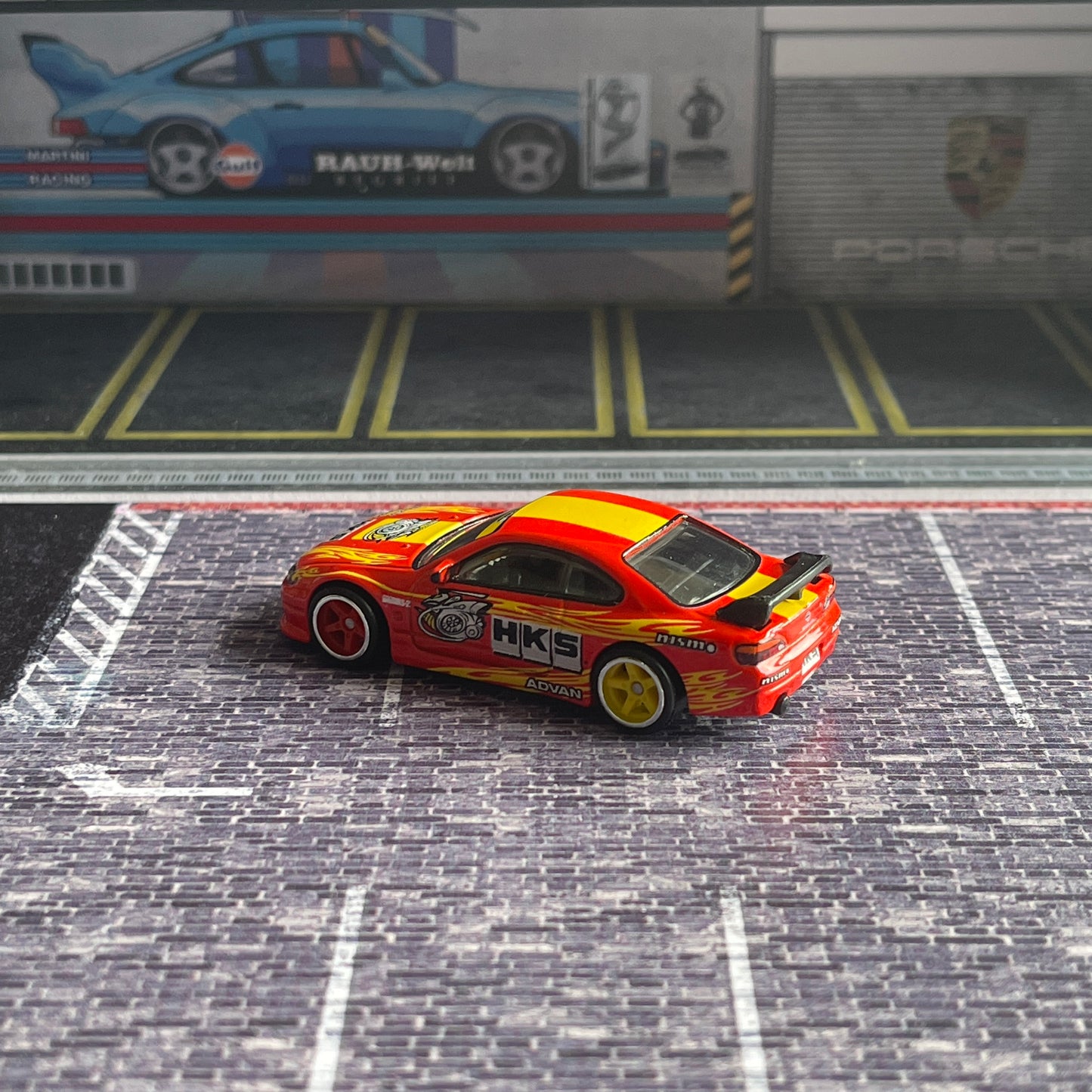 Hot Wheels Loose HKS Nissan Silvia S15 (Team Transport #40)