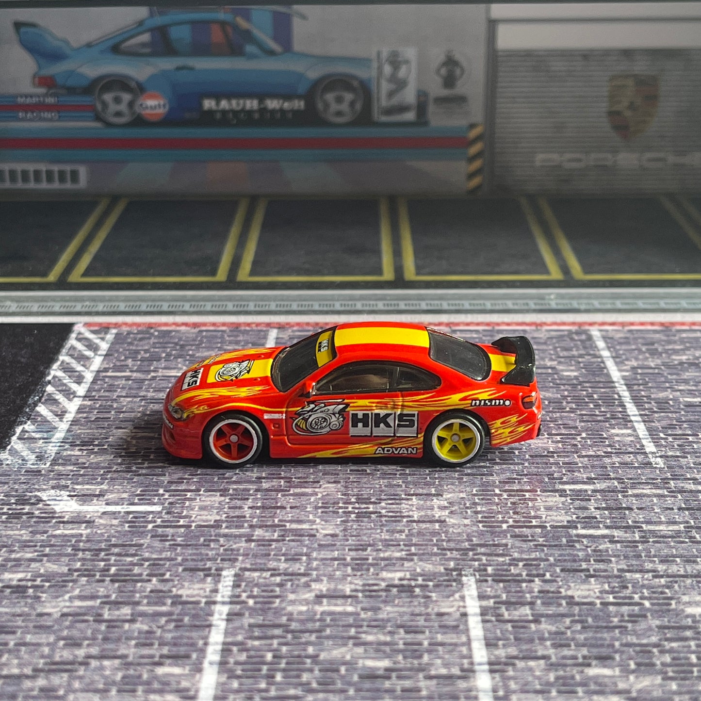 Hot Wheels Loose HKS Nissan Silvia S15 (Team Transport #40)