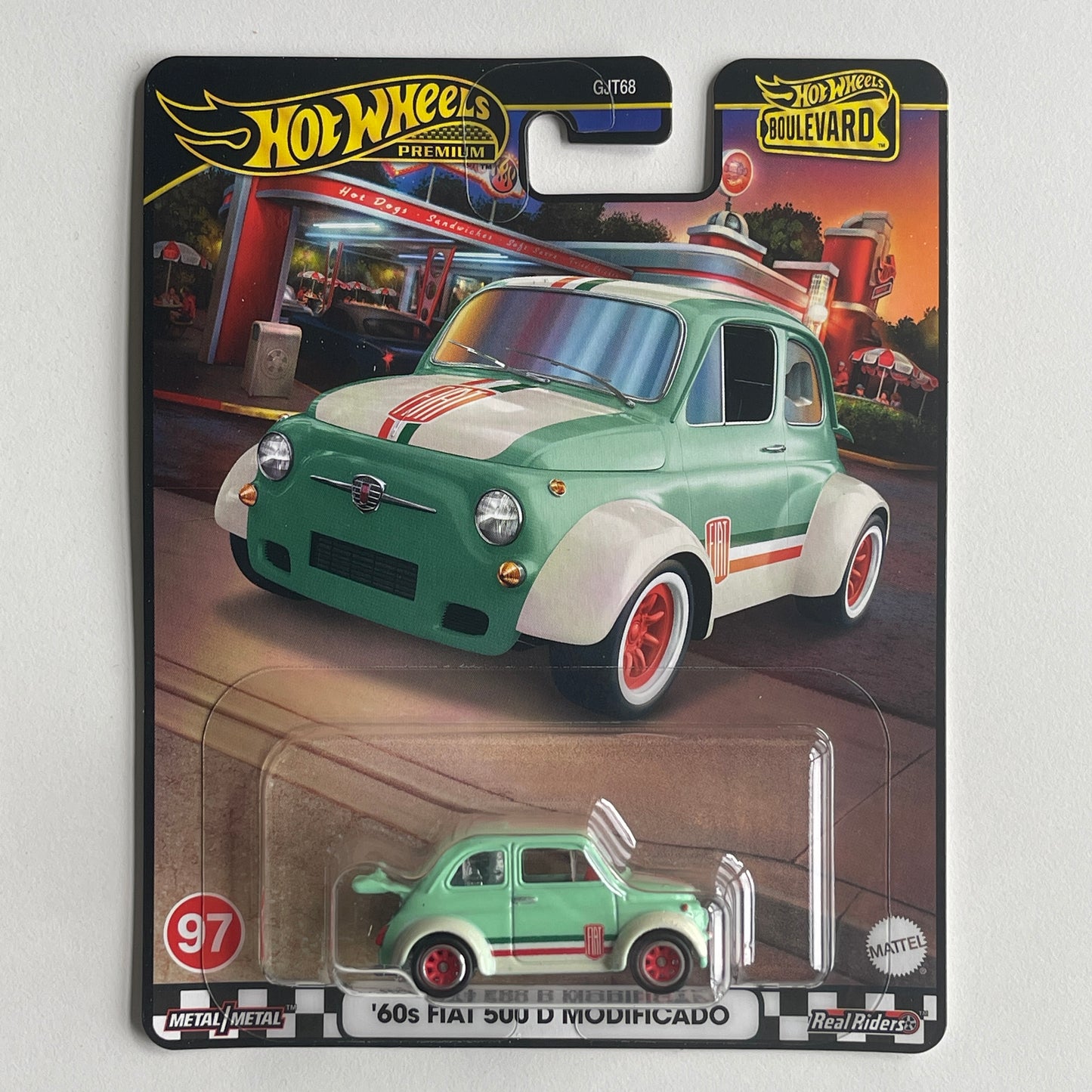 Hot Wheels Boulevard #97 '60s Fiat 500 D Modificado