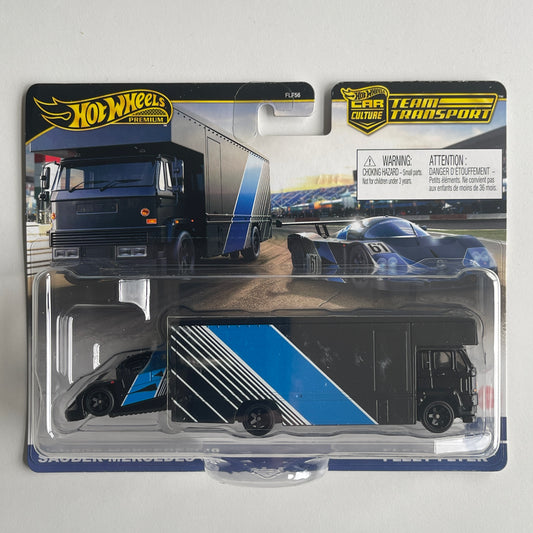 Hot Wheels Team Transport #67 Sauber-Mercedes C9 (Damaged)