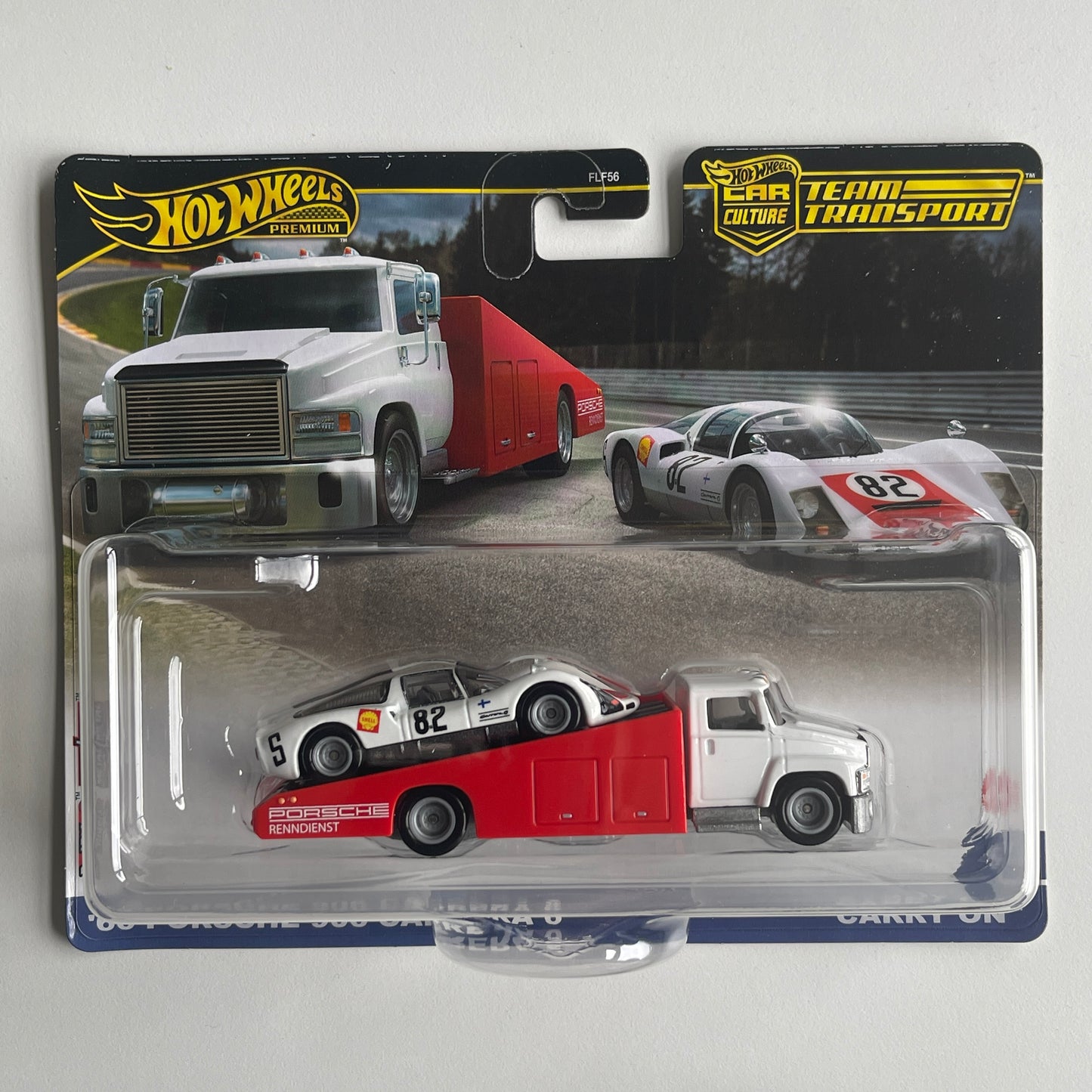 Hot Wheels Team Transport #66 '66 Porsche 906 Carrera 6 (Damaged)