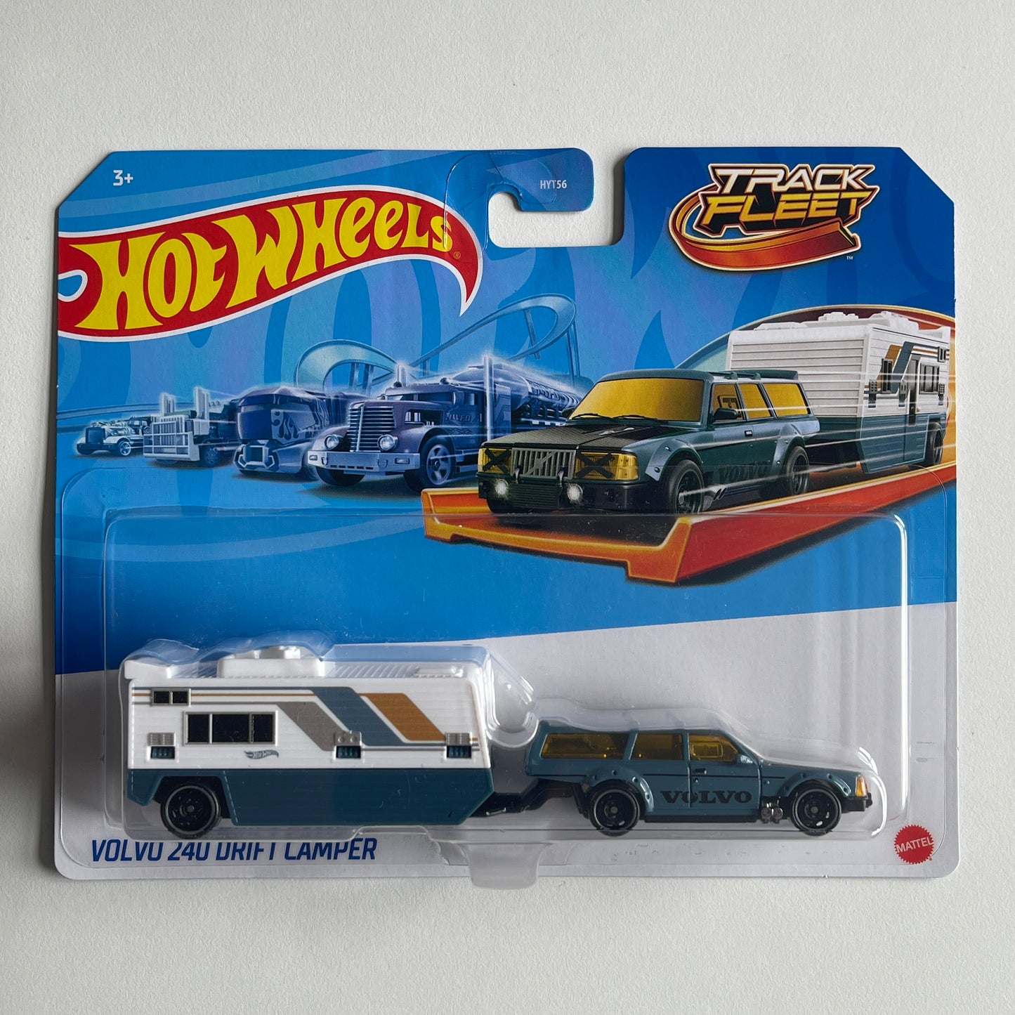 Hot Wheels Track Fleet Volvo 240 Drift Camper