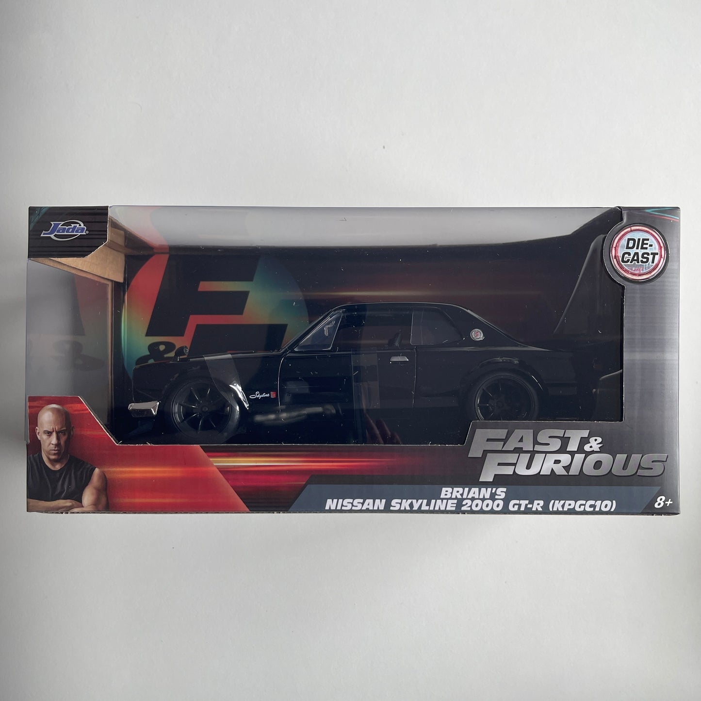 Jada 1/24 Fast & Furious Brian's Nissan Skyline 2000 GT-R (KPGC10)