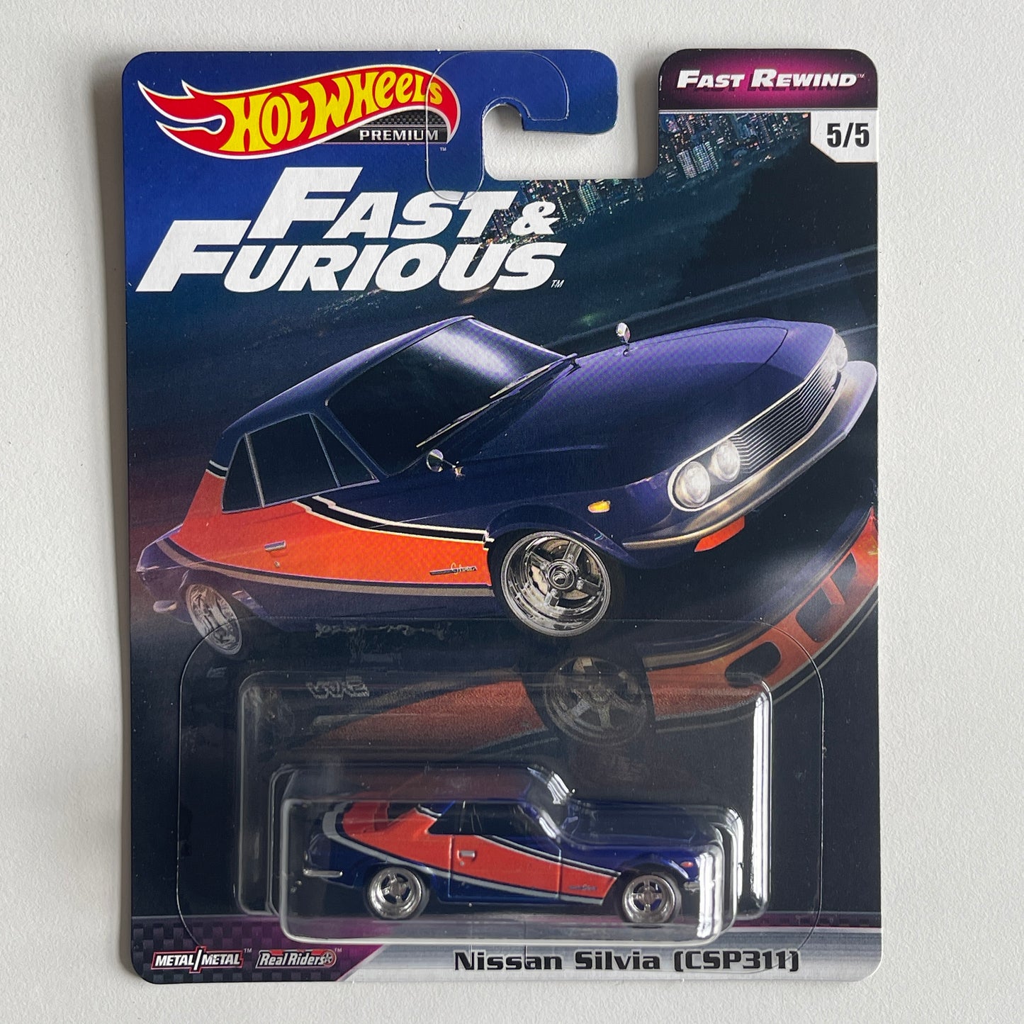 Hot Wheels 2019 Fast & Furious Fast Rewind Set Of 5 Cars Box (Opened)