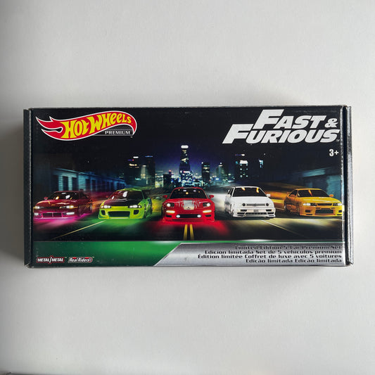 Hot Wheels 2019 Fast & Furious Original Fast Set Of 5 Cars Box (Opened)