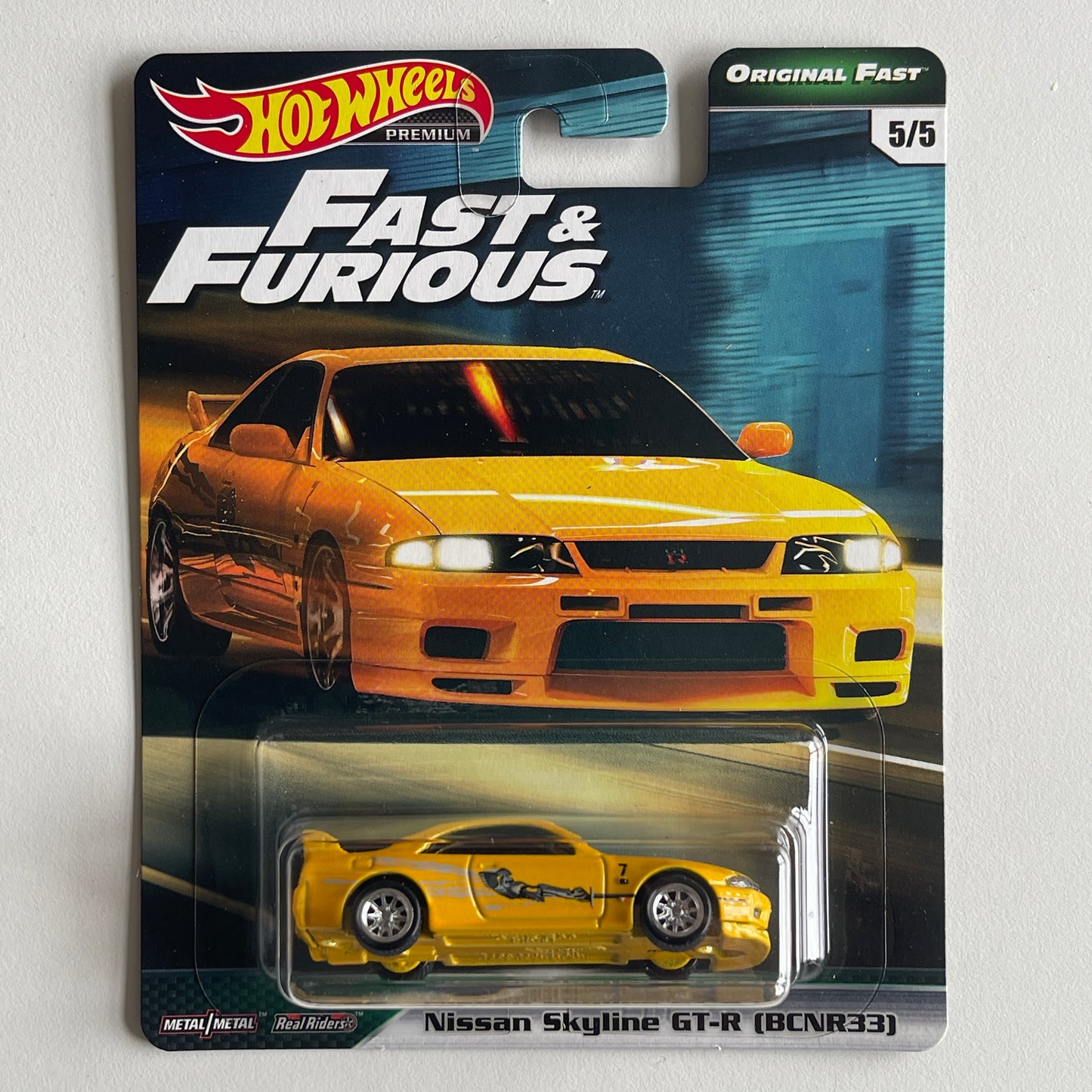 Hot Wheels 2019 Fast & Furious Original Fast Set Of 5 Cars Box (Opened)