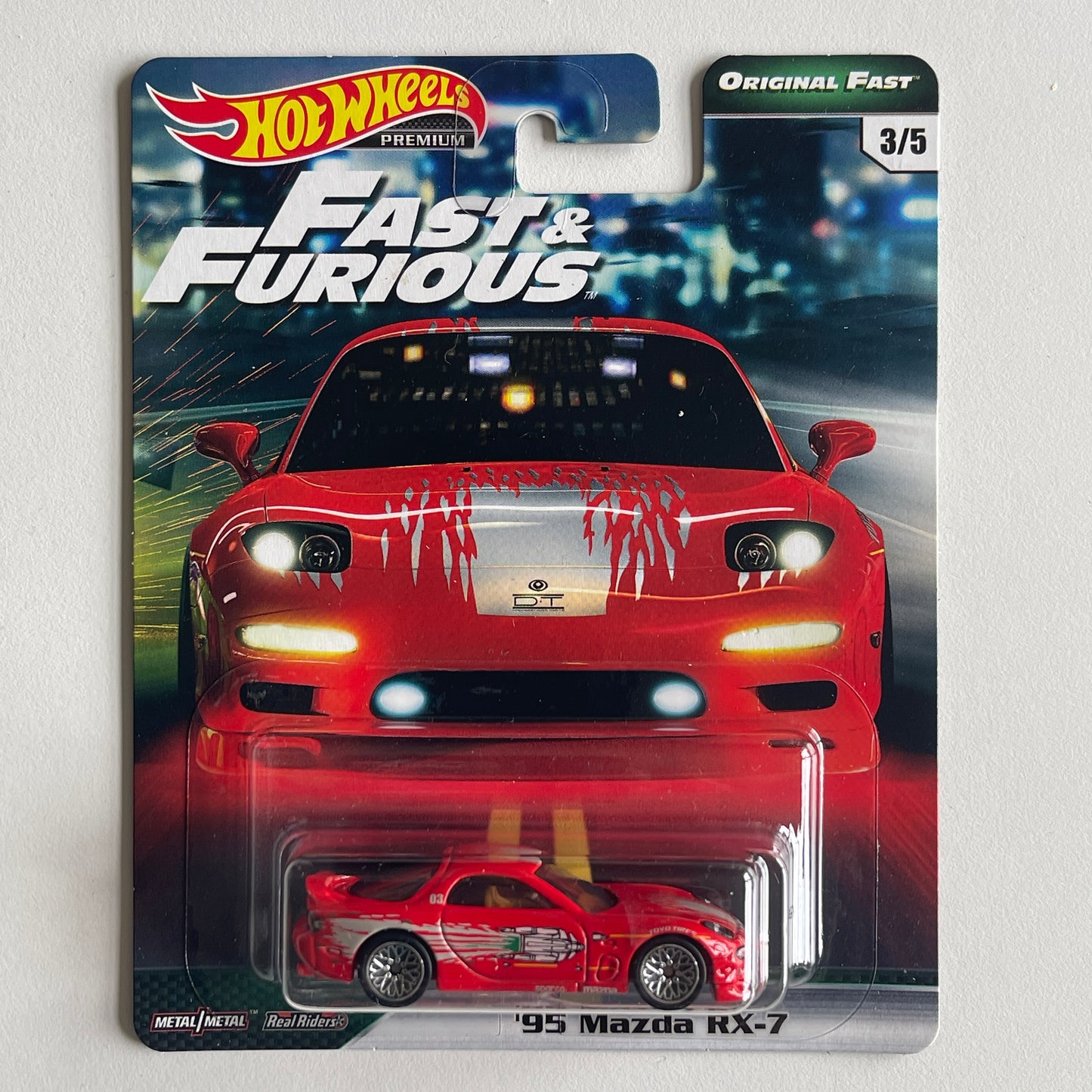 Hot Wheels 2019 Fast & Furious Original Fast Set Of 5 Cars Box (Opened)