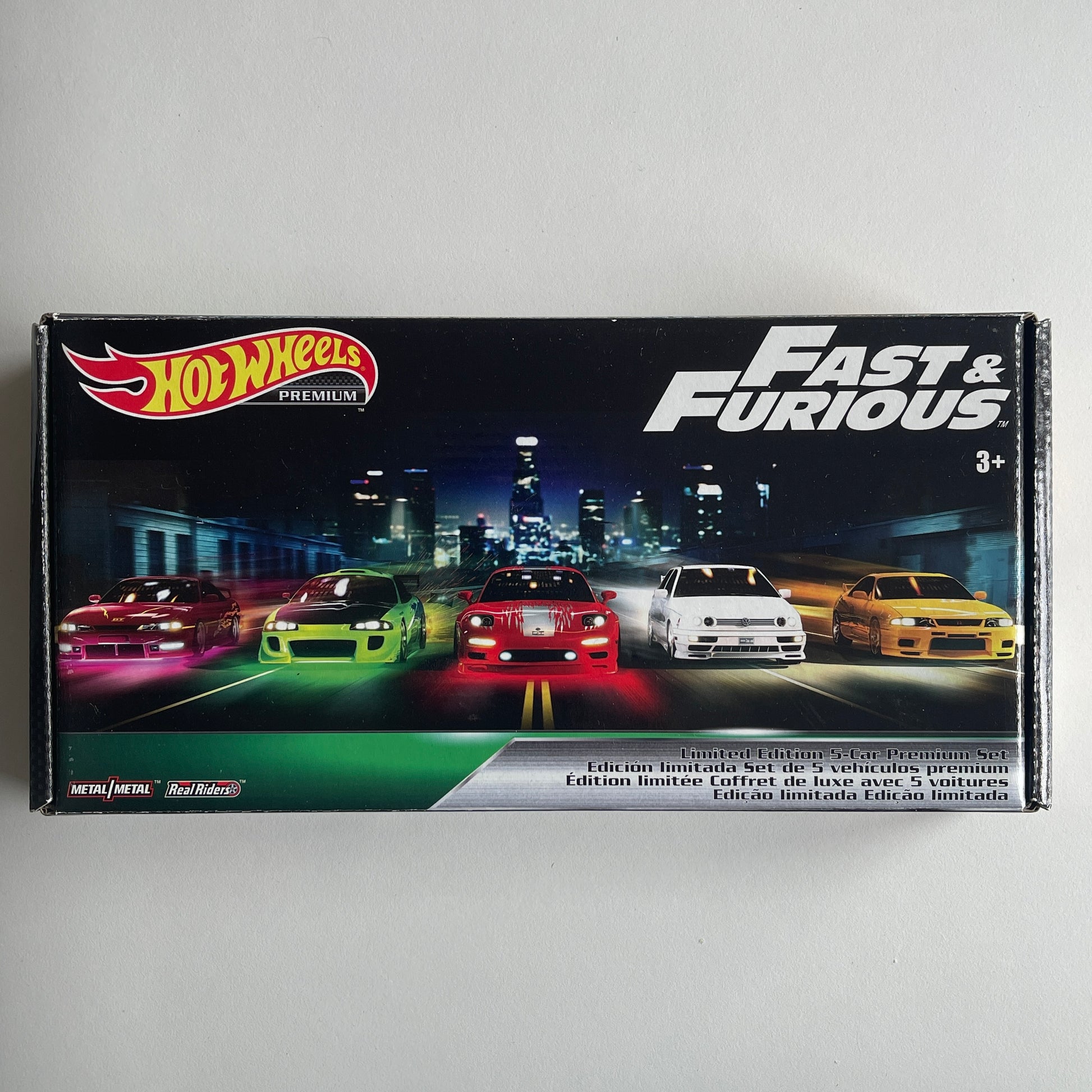 Hot Wheels 2019 Fast Furious Original Fast Set Of Cars Box (Opened) (Damaged)
