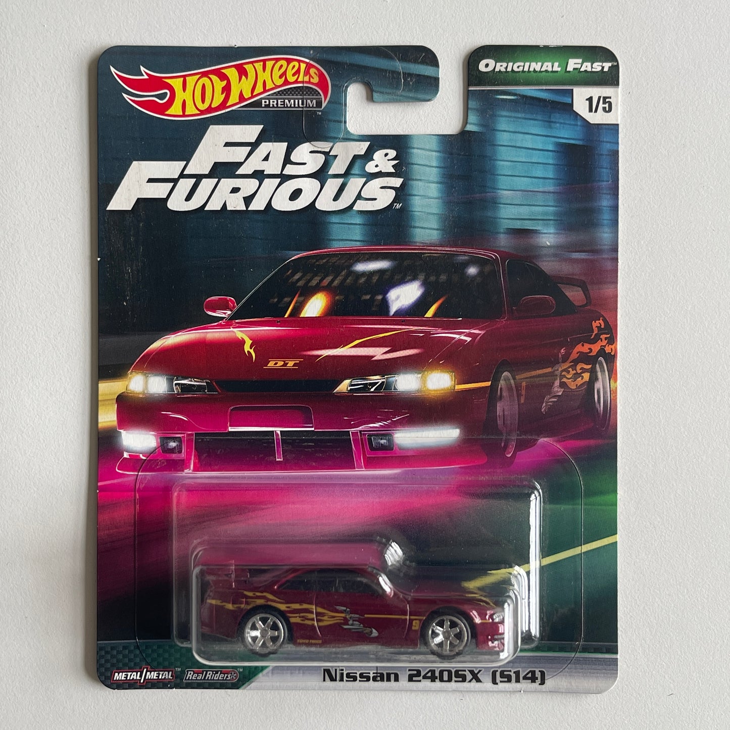 Hot Wheels 2019 Fast & Furious Original Fast Set Of 5 Cars Box (Opened) (Damaged)