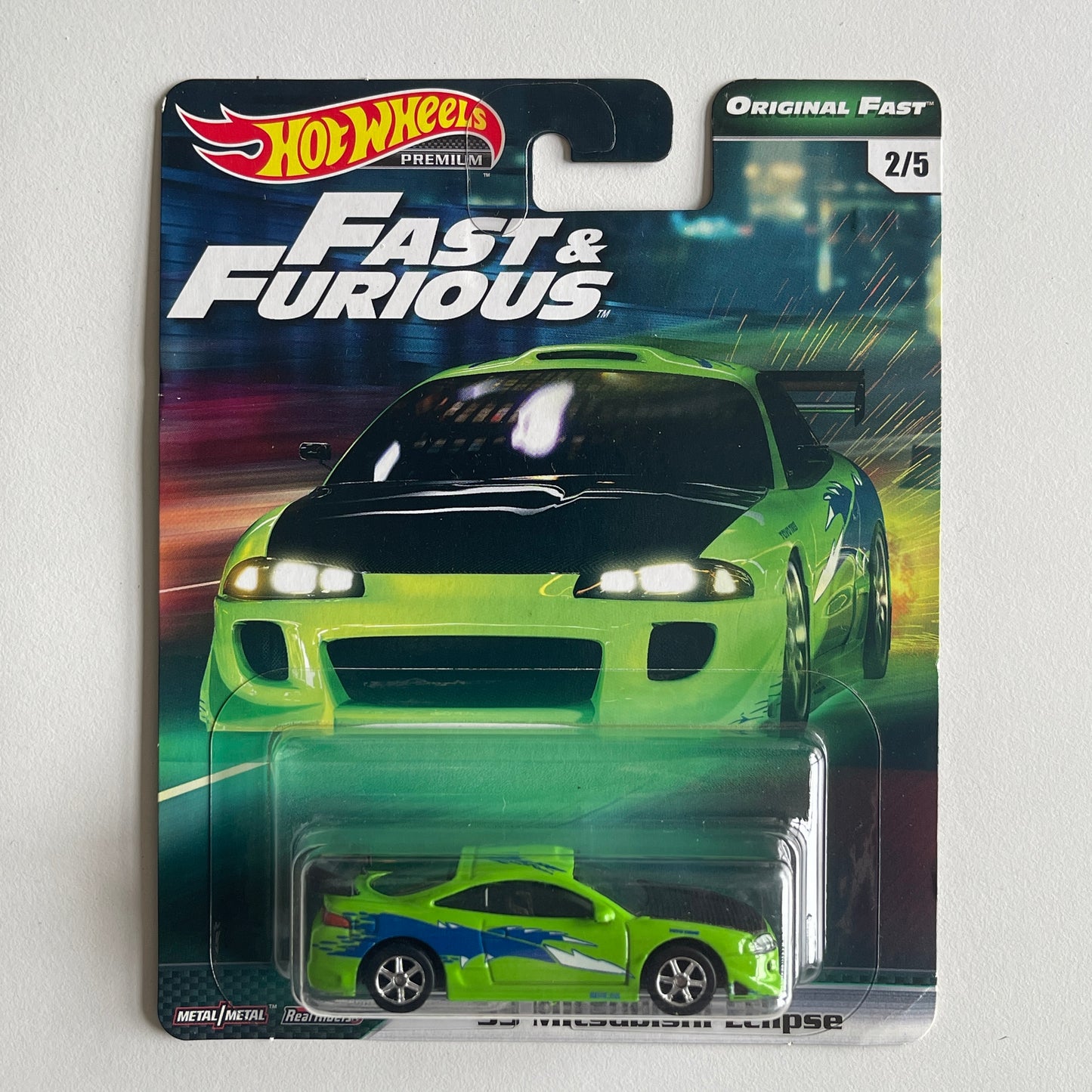 Hot Wheels 2019 Fast & Furious Original Fast Set Of 5 Cars Box (Opened) (Damaged)