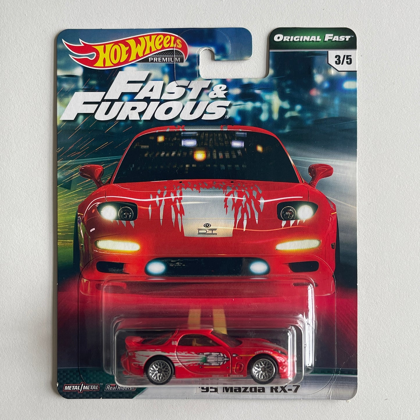 Hot Wheels 2019 Fast & Furious Original Fast Set Of 5 Cars Box (Opened) (Damaged)