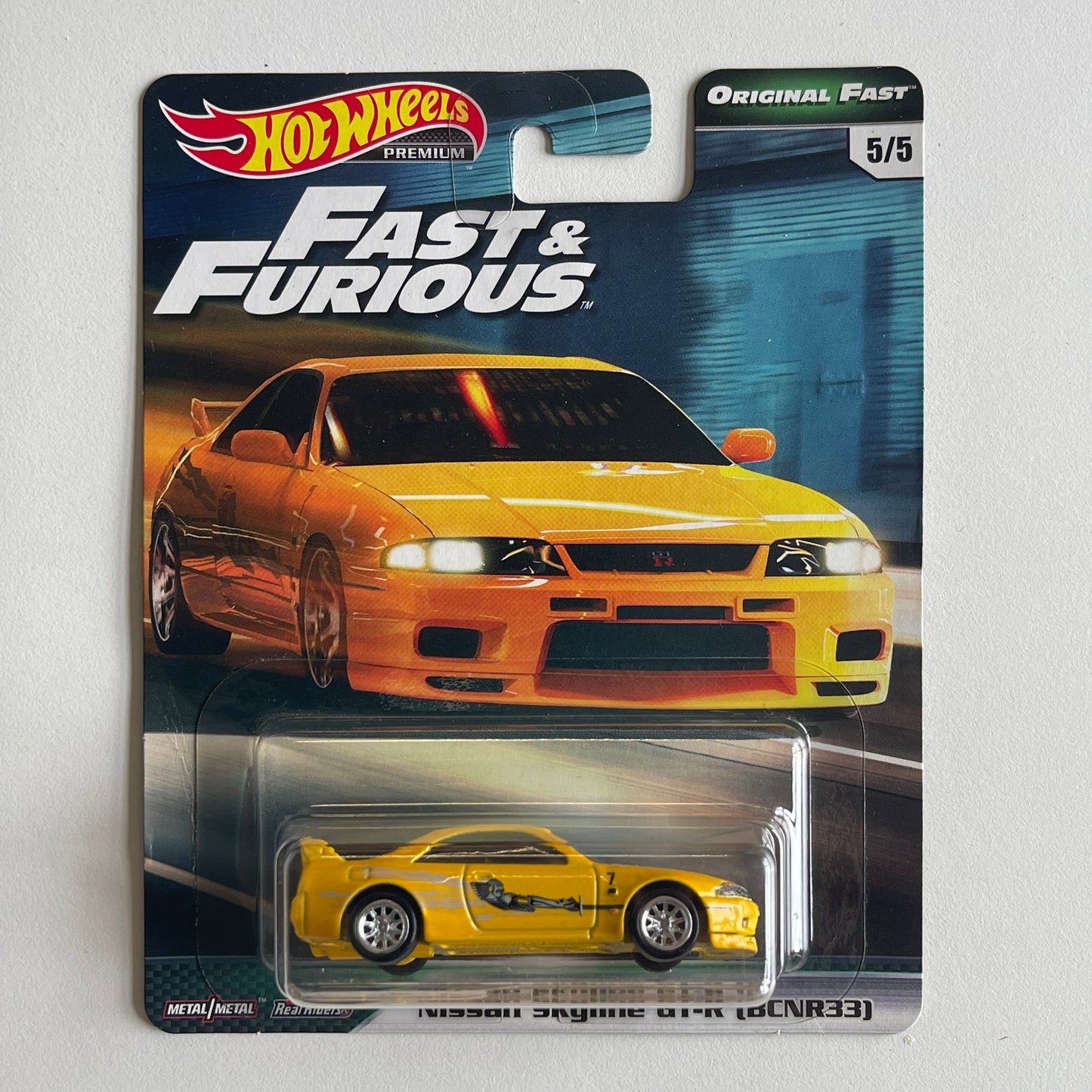 Hot Wheels 2019 Fast & Furious Original Fast Set Of 5 Cars Box (Opened) (Damaged)