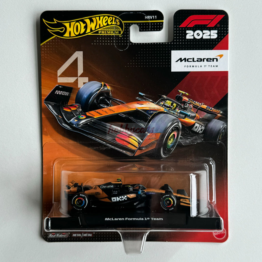 Hot Wheels [2025 Formula 1] McLaren Formula 1 Team (#4) (Lando Norris) (Damaged)