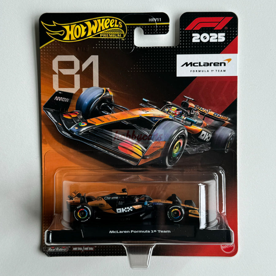 Hot Wheels [2025 Formula 1] McLaren Formula 1 Team (#81) (Oscar Piastri) (Damaged)
