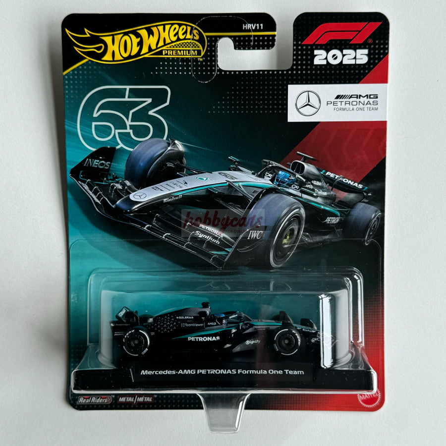 Hot Wheels [2025 Formula 1]  Mercedes-AMG PETRONAS Formula One Team (#63) (George Russell)