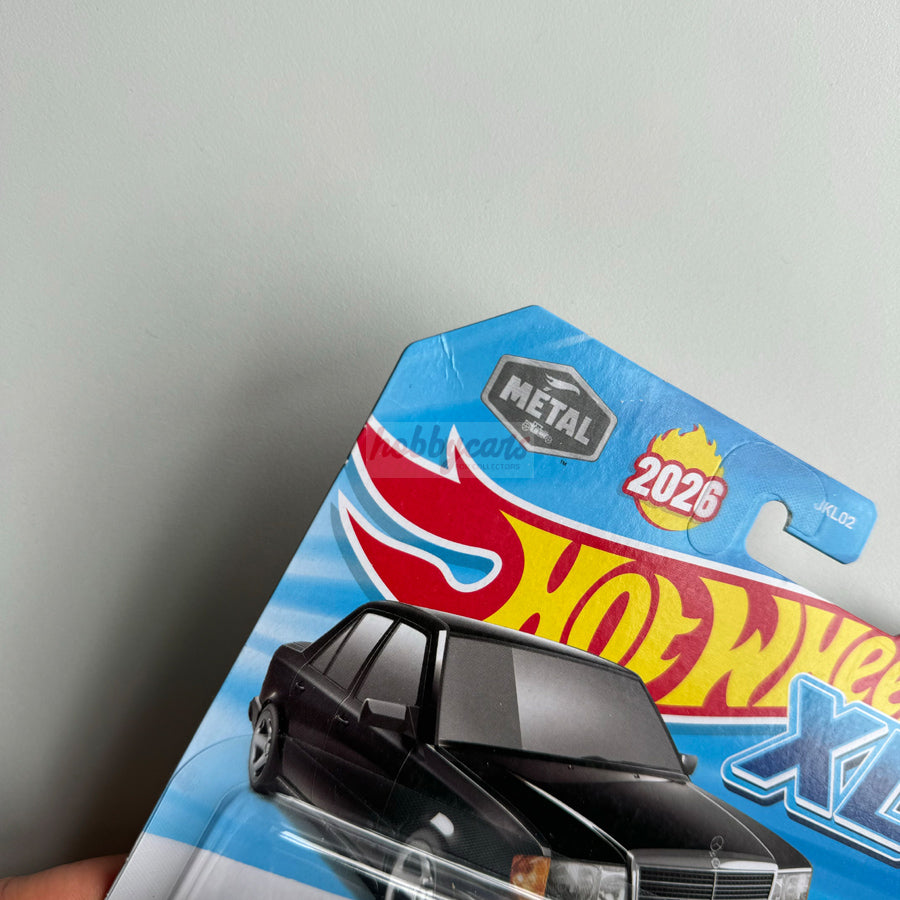 Hot Wheels XL 1991 Mercedes-Benz 500 E (Black) (Damaged)