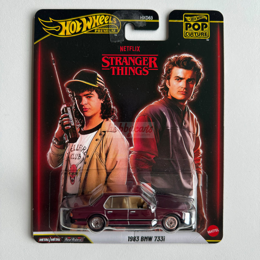 Hot Wheels [2026 Pop Culture] Mix1, Stranger Things 1983 BMW 733i (Damaged)