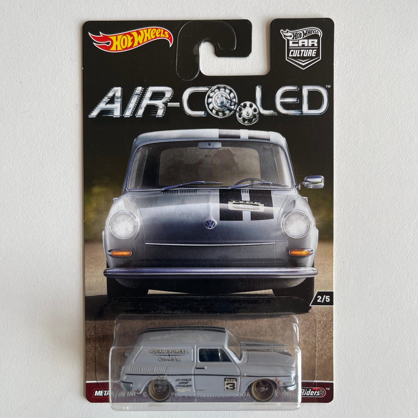 Hot Wheels [2017 Air-Cooled] Custom '69 Volkswagen Squareback (Damaged)