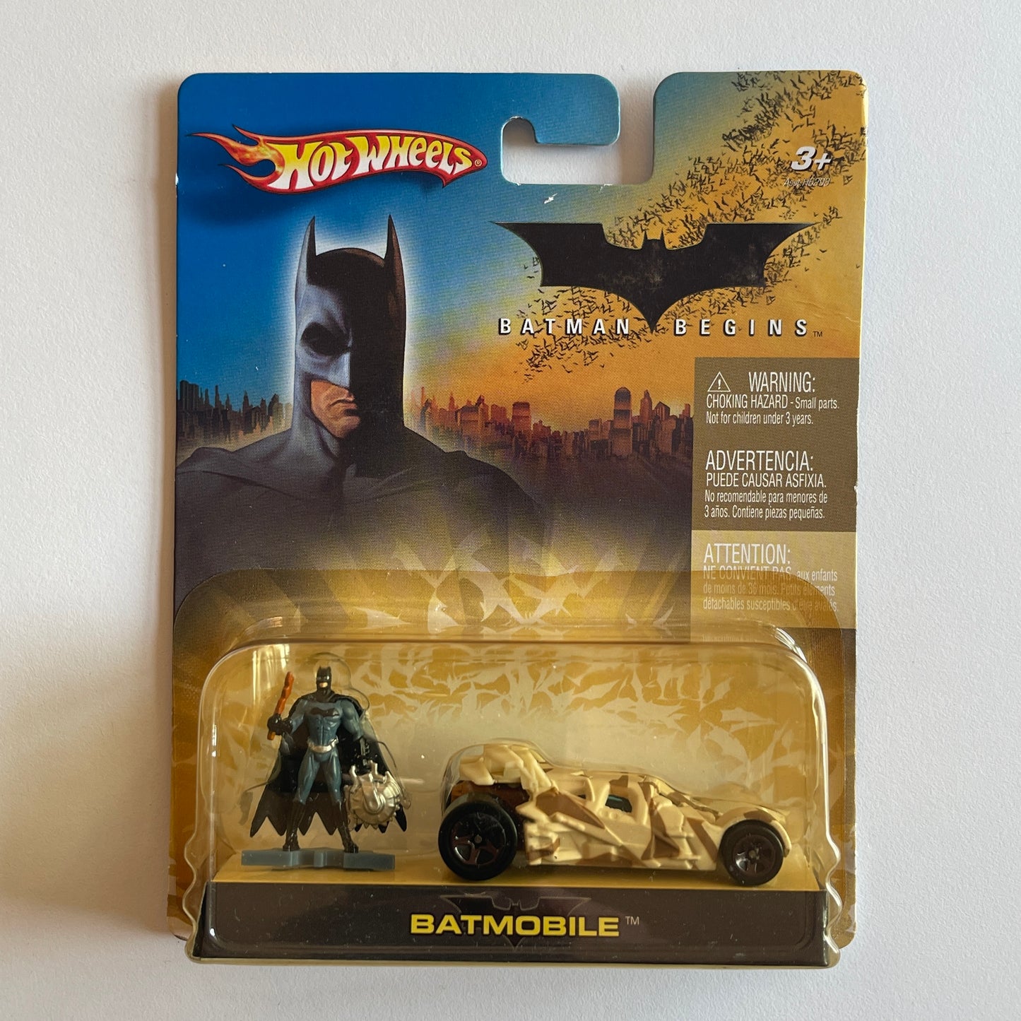 Hot Wheels [2005 Batman Begins] Batmobile Tan (Damaged)