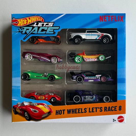 Hot Wheels Netflix Let's Race Set of 8