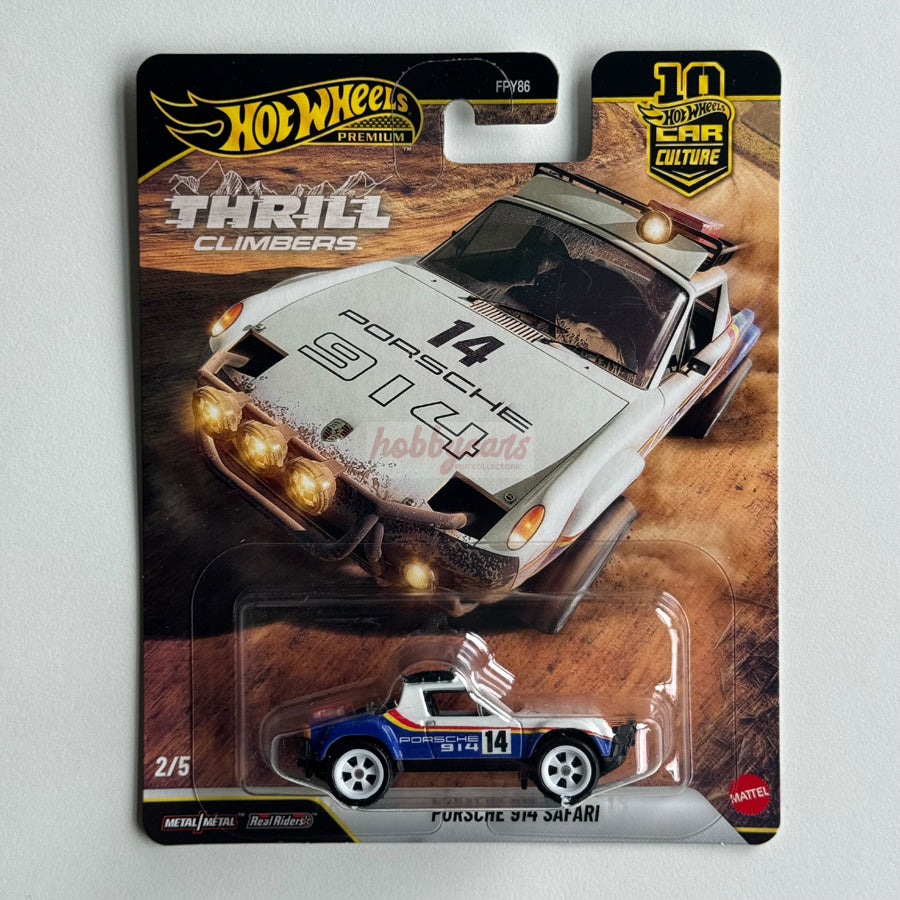Hot Wheels [2026 Thrill Climbers] Set of 5 Cars