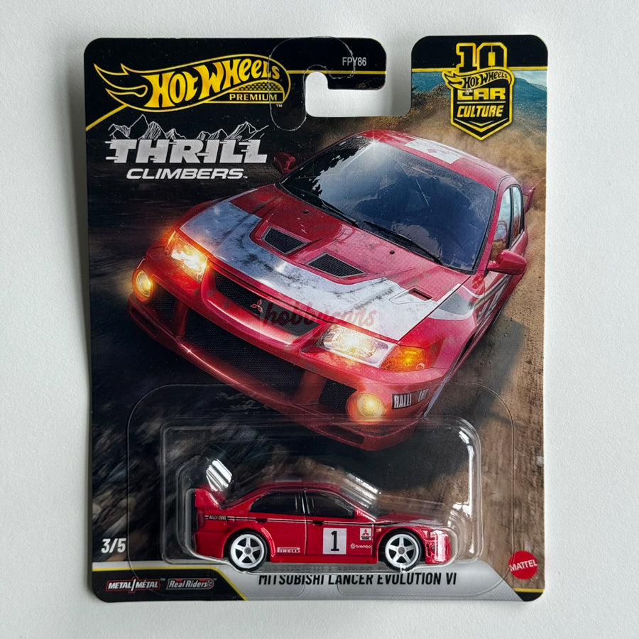 Hot Wheels [2026 Thrill Climbers] Set of 5 Cars