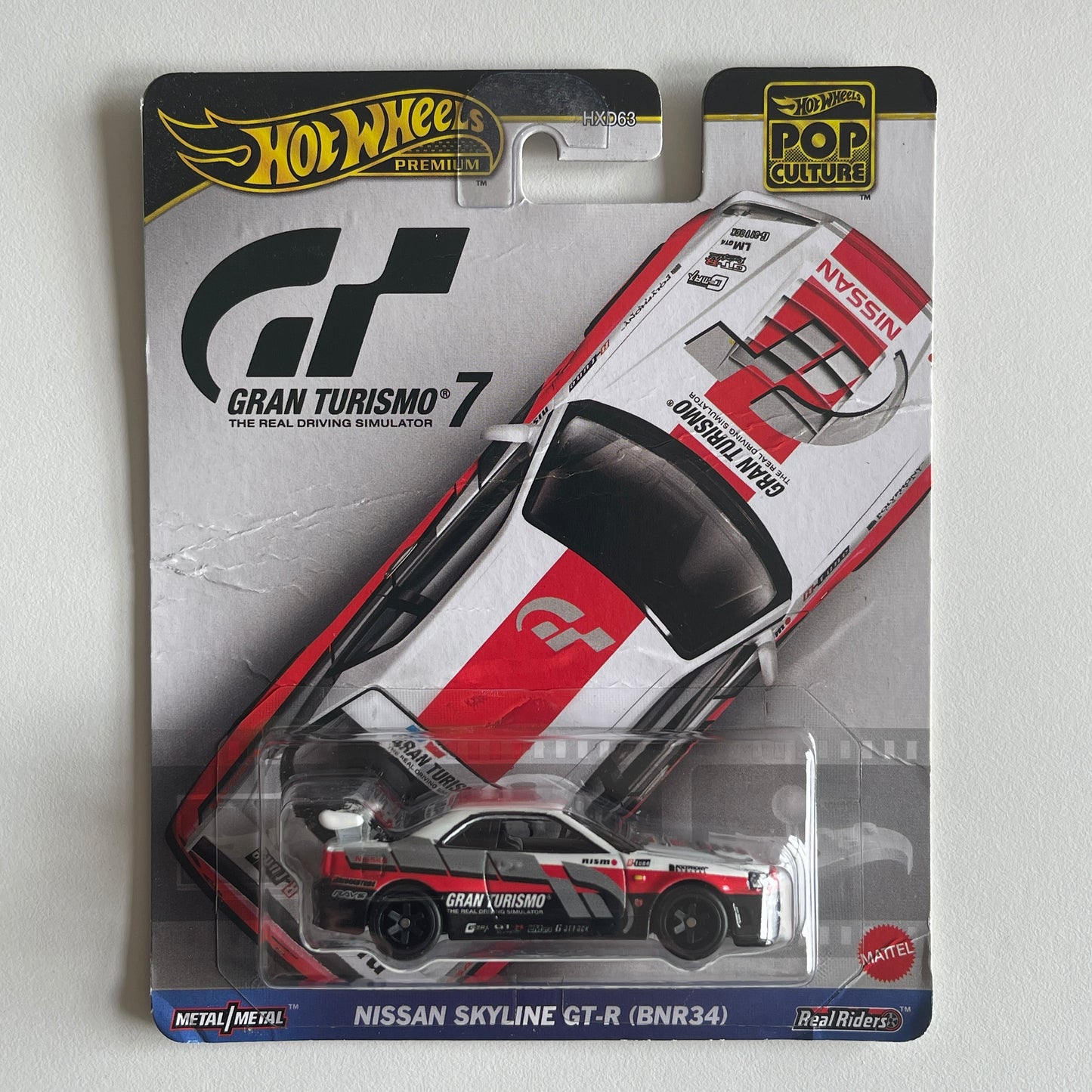 Hot Wheels [2024 Pop Culture] Mix 3 Nissan Skyline GTR (BNR34) R34 (Damaged)