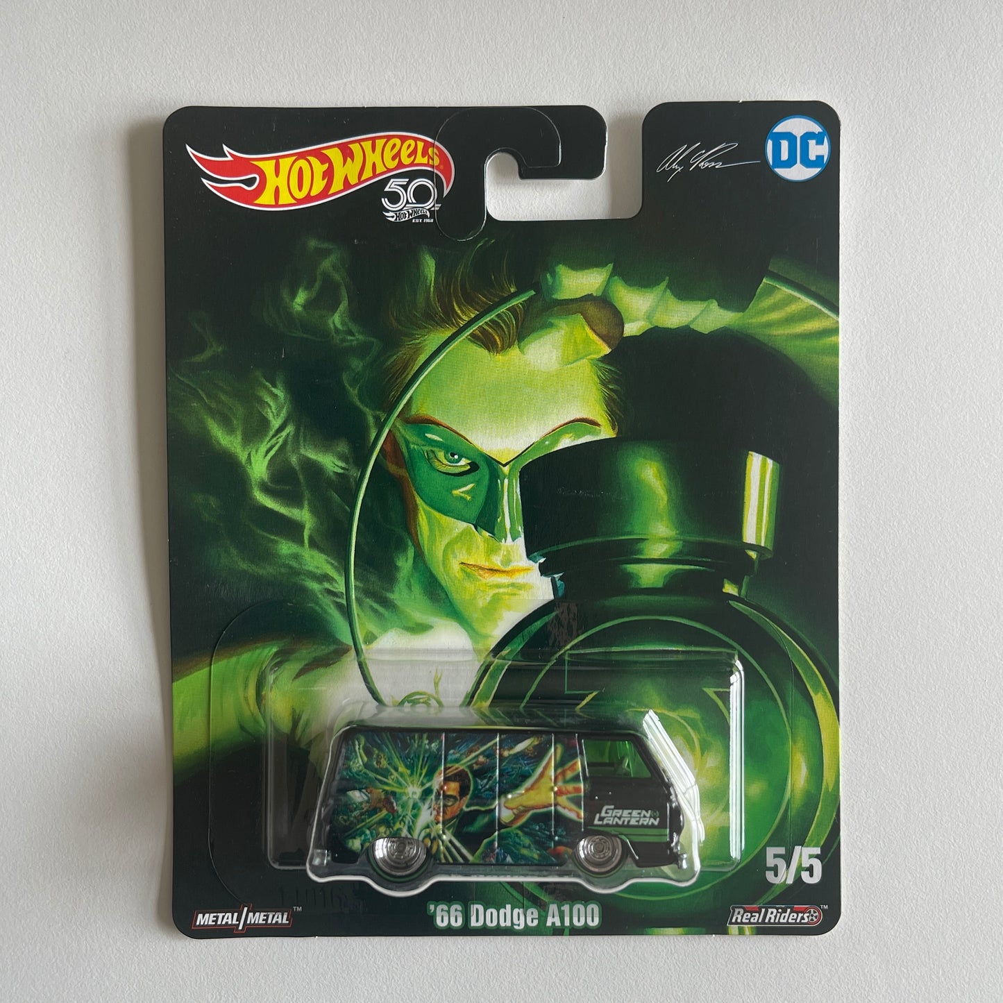 Hot Wheels [2018 Pop Culture] Alex Ross DC Heroes '66 Dodge A100 (Damaged)