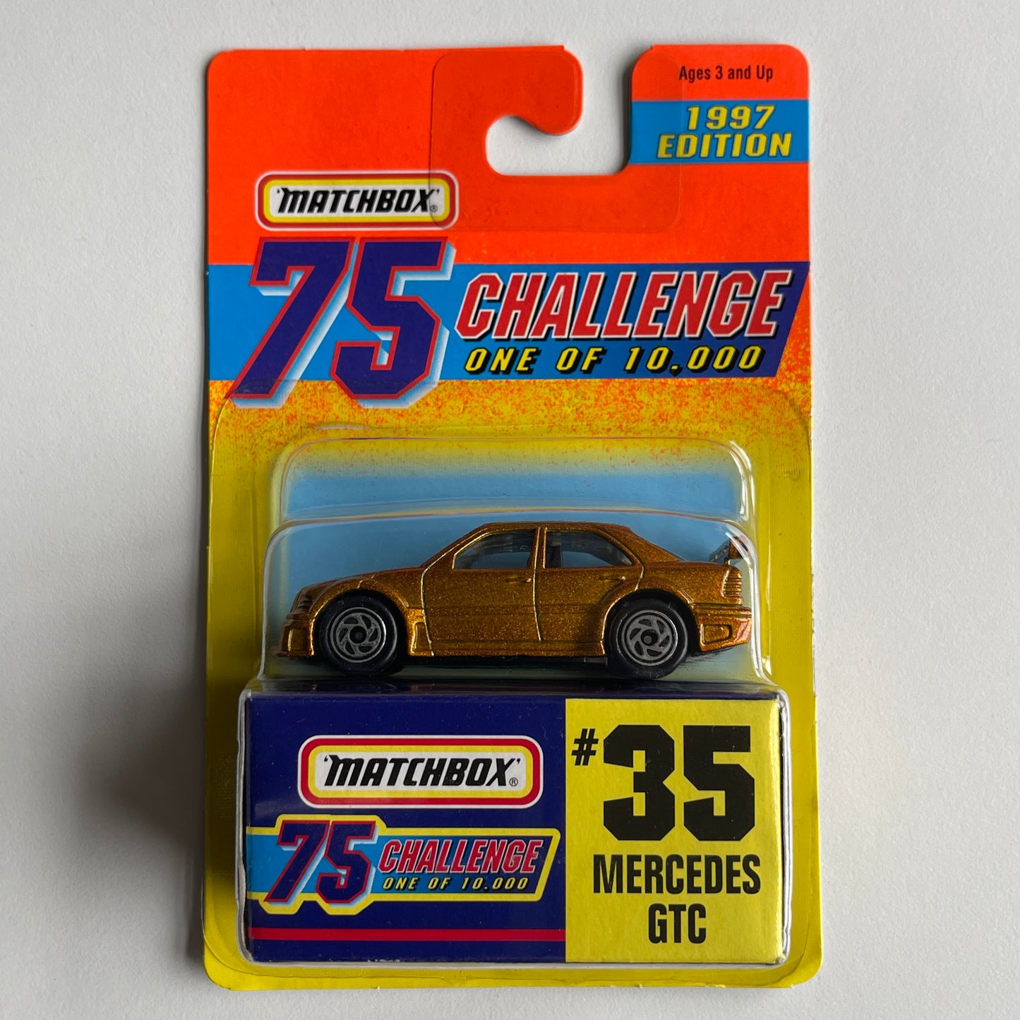 Matchbox 1997 Edition 75 Challenge Mercedes GTC (Damaged)