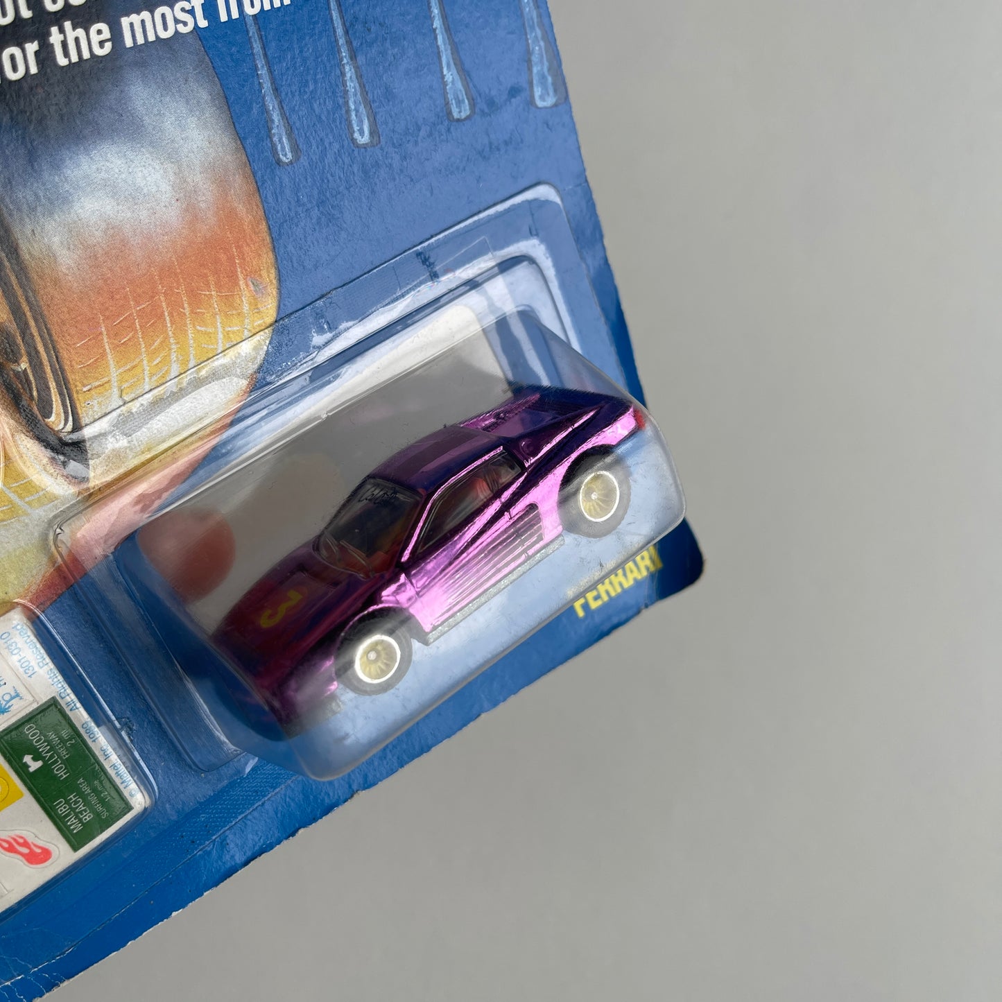 Hot Wheels [1990 California Custom] Ferrari Testarossa (Damaged)