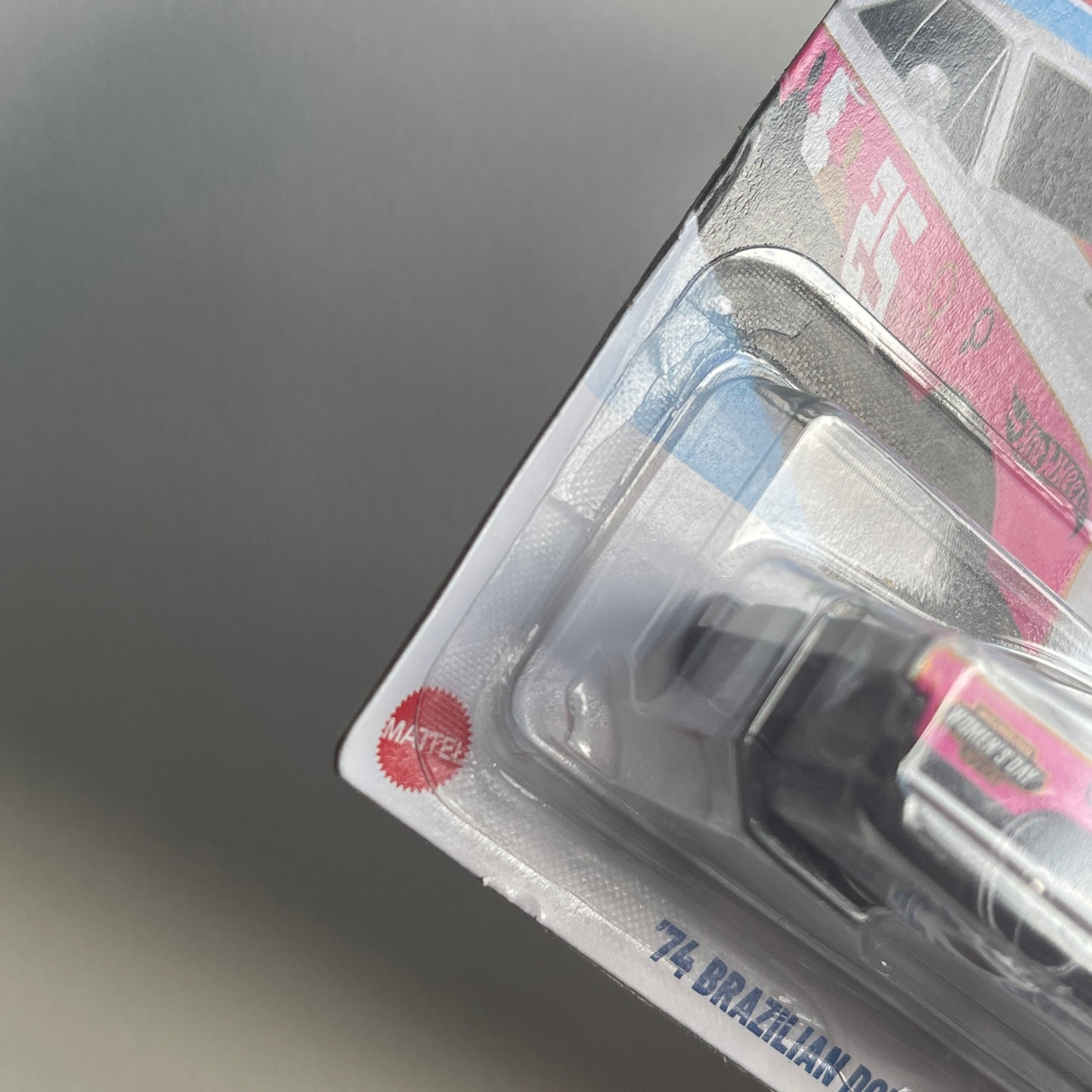 Hot Wheels Women's Day '74 Brazilian Dodge Charger (White/Pink) Short Card (Damaged) HW Celebration Racers 76/250