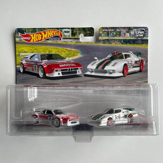 Hot Wheels 2 Twin Pack BMW M1 Procar, Lancia Stratos Group 5