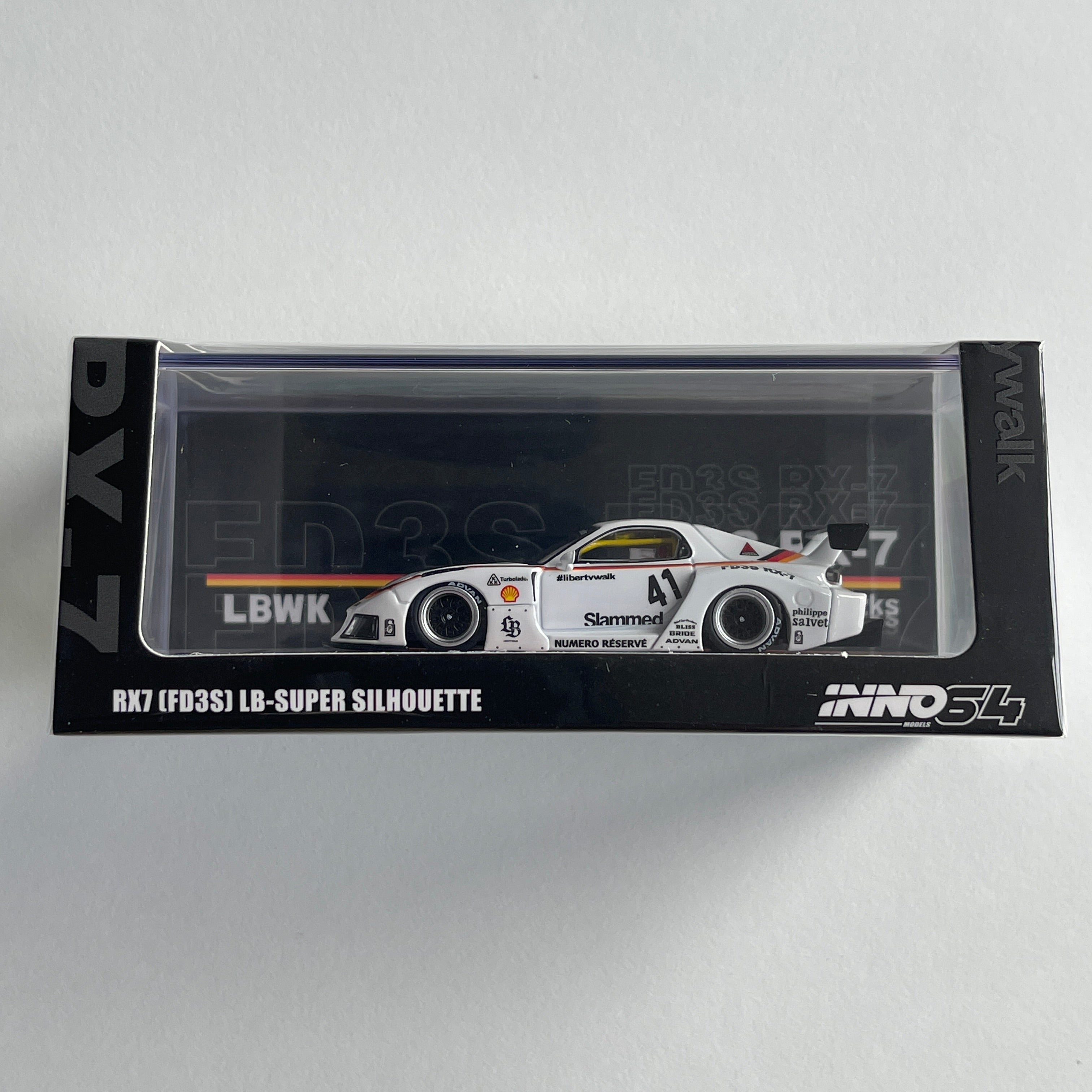 Inno64 Mazda RX7 (FD3S) LB-Super Silhouette LBWK Shell White – Hobby Cars