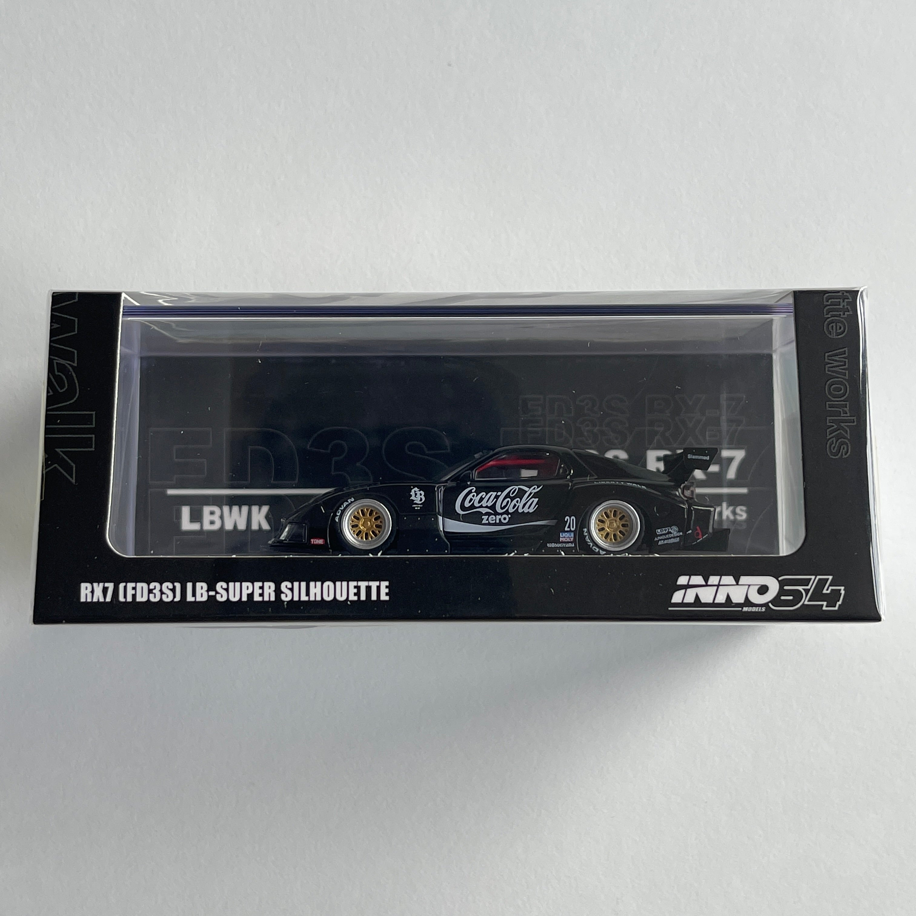 Inno64 Mazda RX7 (FD3S) LB-Super Silhouette LBWK Coca-Cola Black ...