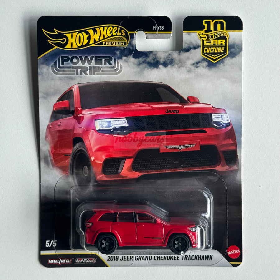 Hot Wheels [2026 Power Trip] 2019 Jeep Grand Cherokee Trackhawk (Damaged)
