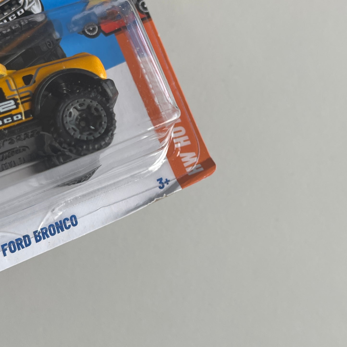 Hot Wheels '21 Ford Bronco (Yellow) Short Card (Damaged) HW Hot Trucks 20/250