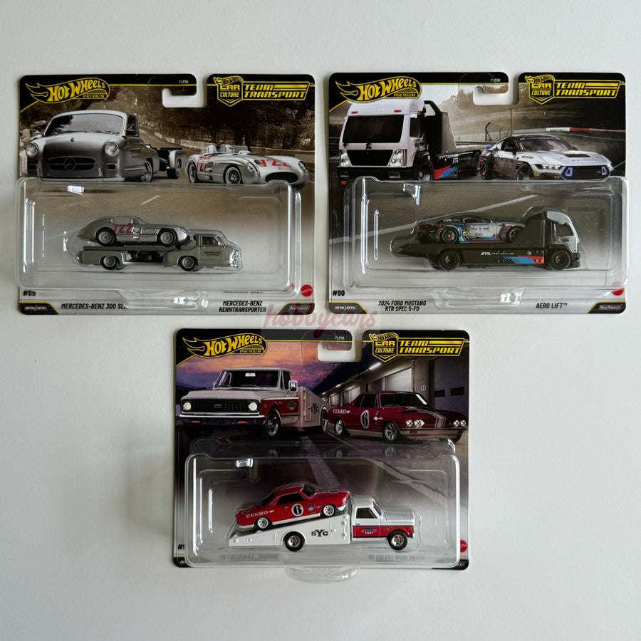 Hot Wheels [2026 Team Transport Case K] Set of 3