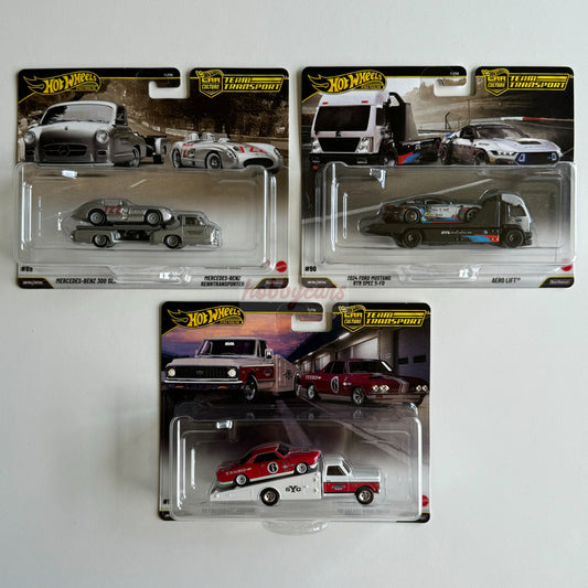 Hot Wheels [2026 Team Transport Case K] Set of 3