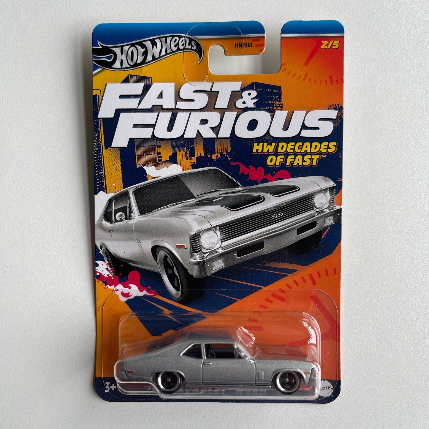 Hot Wheels 2024 Fast & Furious HW Decades of Fast '70 Cevrolet Nova SS