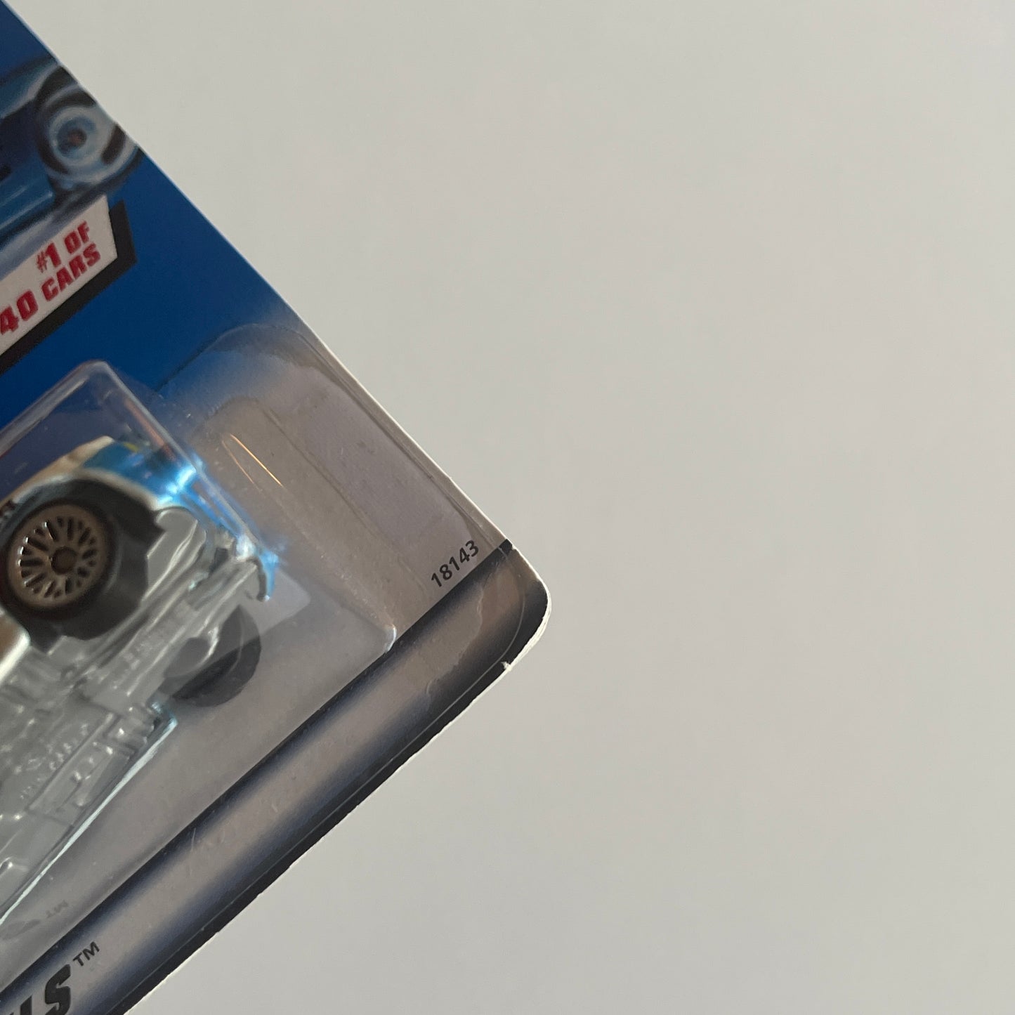 Hot Wheels Escort Rally (White) Long Card (Damaged)