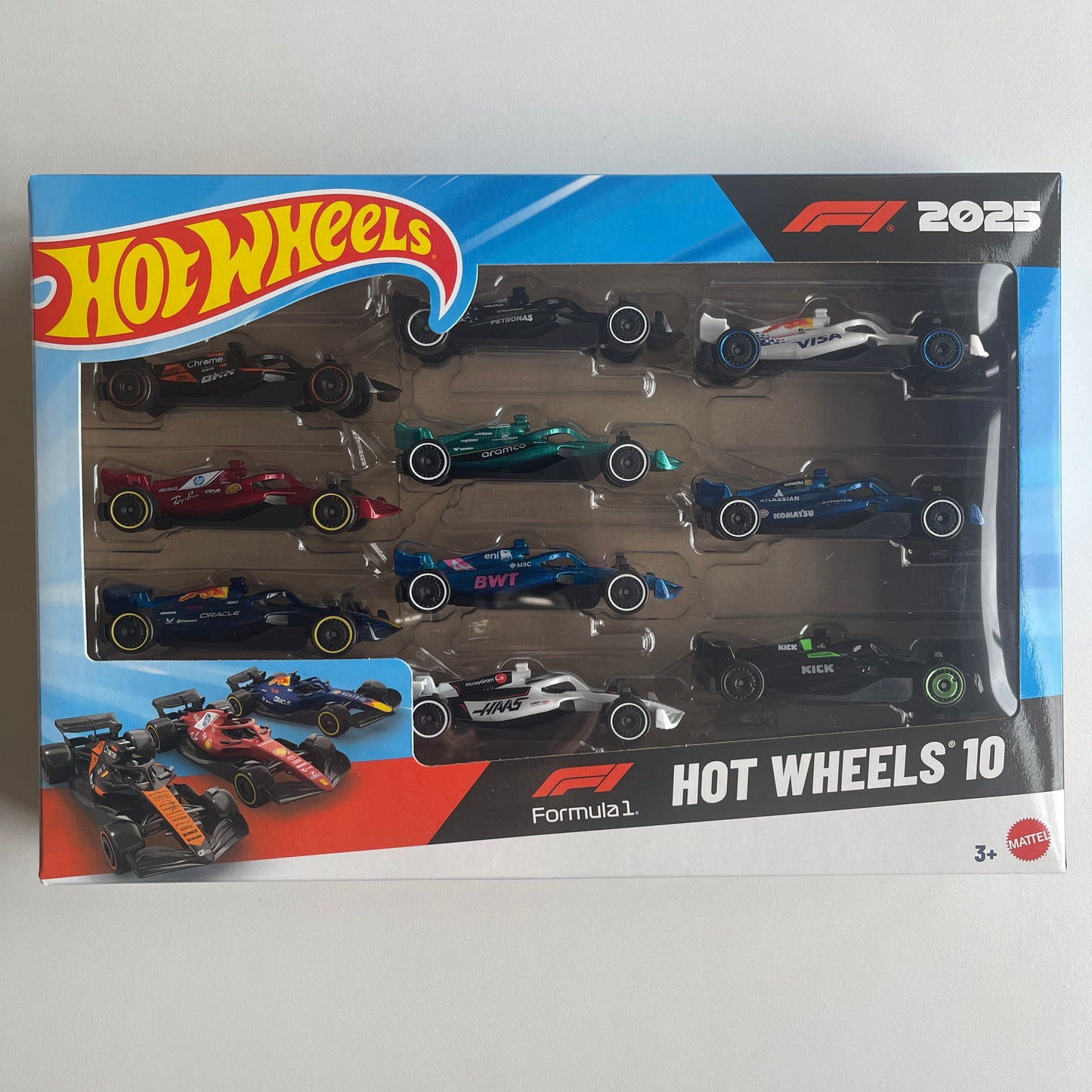 Hot Wheels 2025 (10 pack) Formula 1